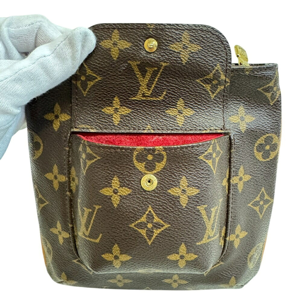 Louis Vuitton Monogram Brown Monogram Pouch (Pre-Owned)