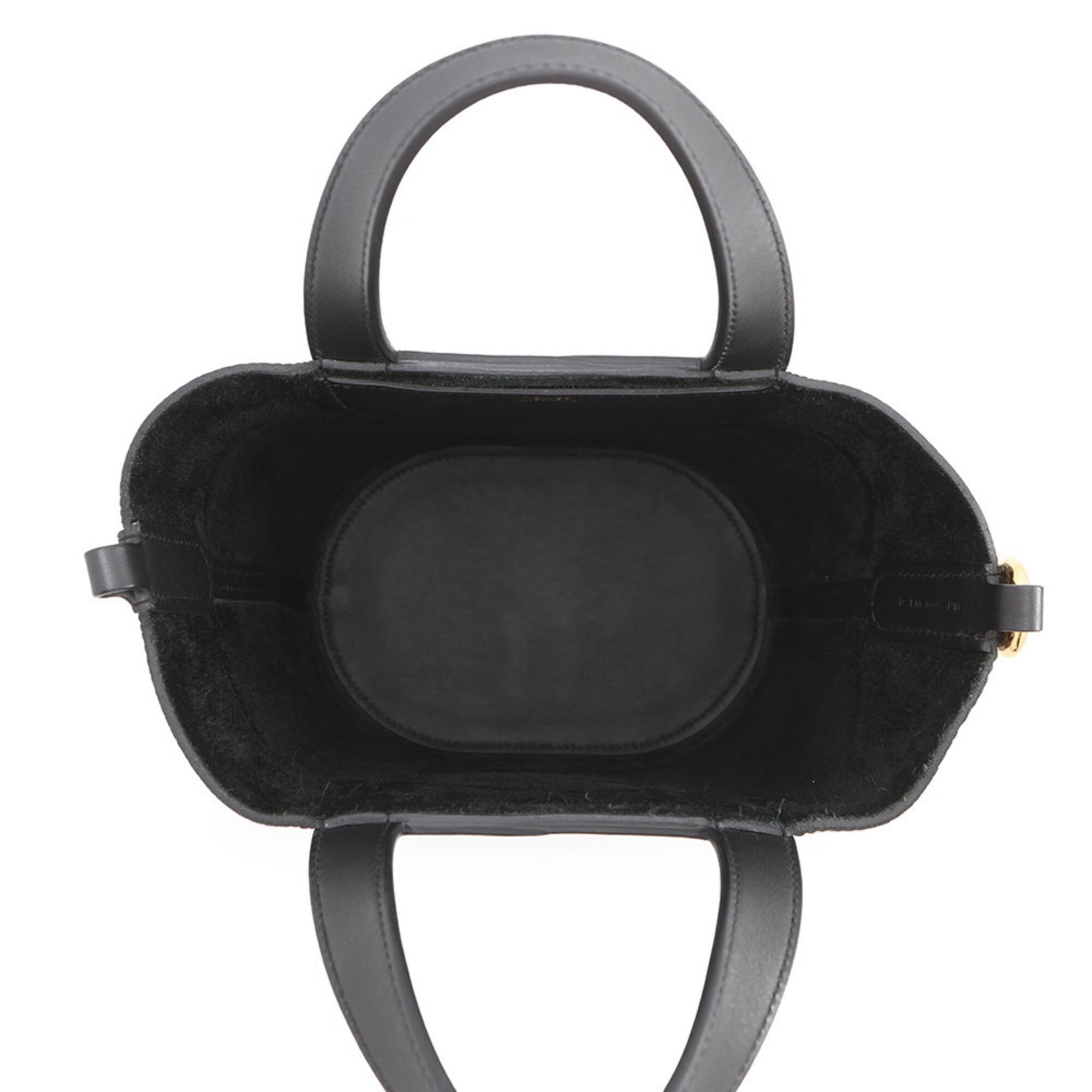 Hermes Black Taurillon Clemence Leather Swift Leather Tote Bag (Pre-Owned)