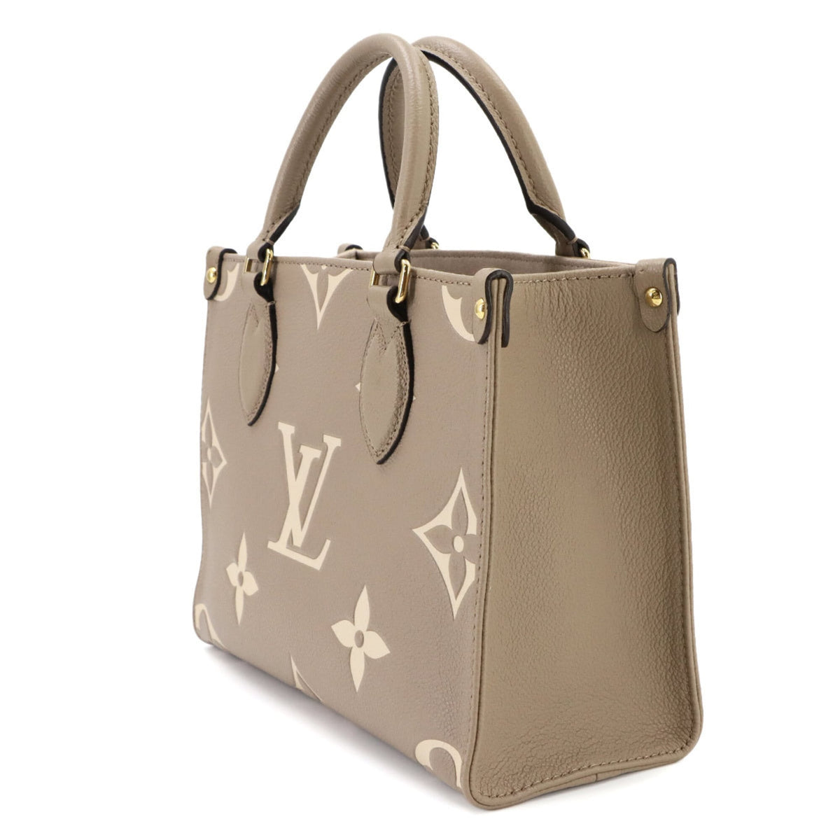 Louis Vuitton Tourterelle Monogram Empreinte Leather Handbag Tote Bag (Pre-Owned)