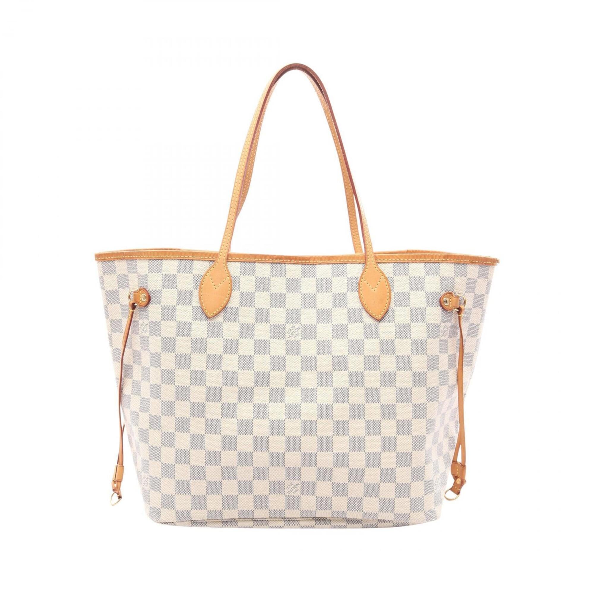 Louis Vuitton Damier Azur White Damier Azur Handbag Tote Bag (Pre-Owned)