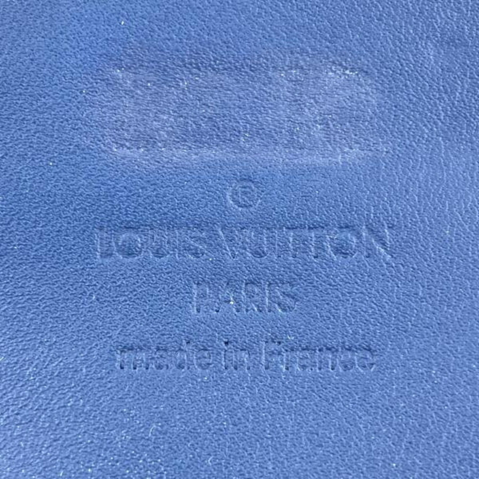 Louis Vuitton Damier Infini Blue Long Wallet (Bi-Fold) (Pre-Owned)