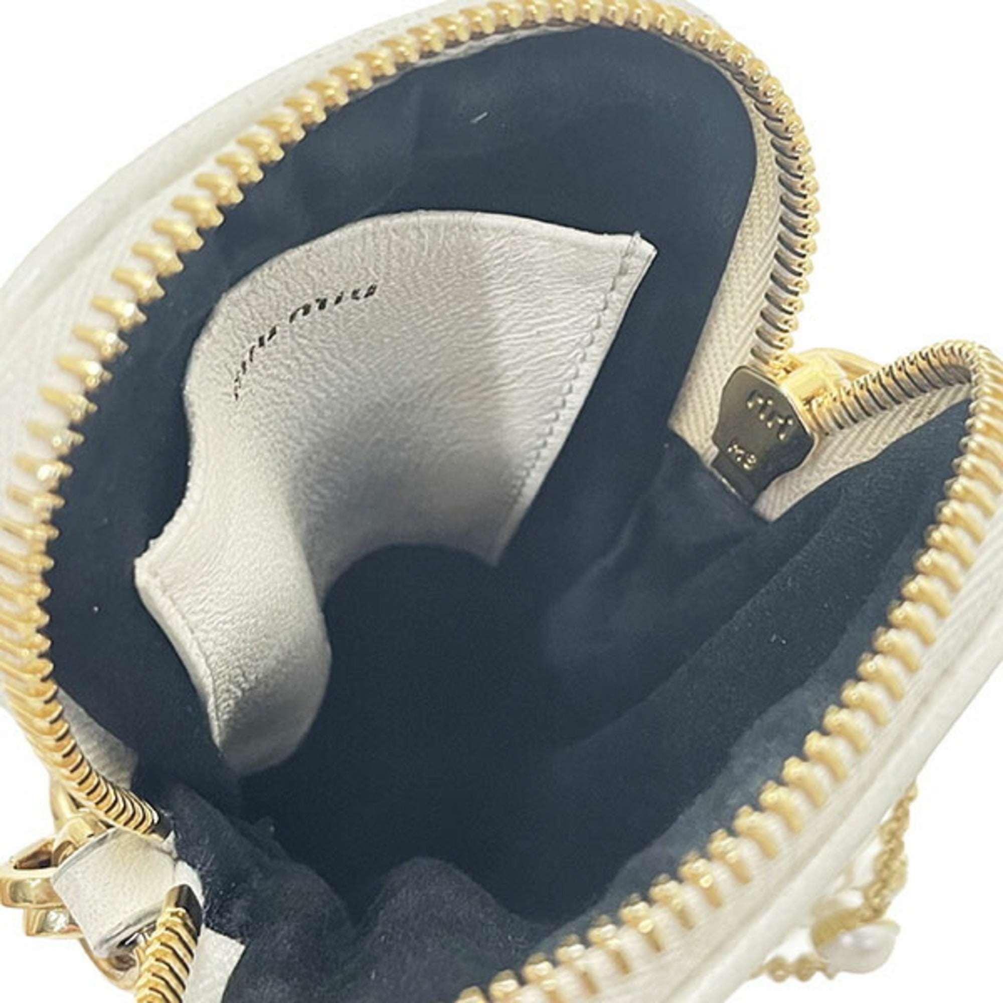 Miu Miu Ivory Leather Phone Wallet (Pre-Owned)