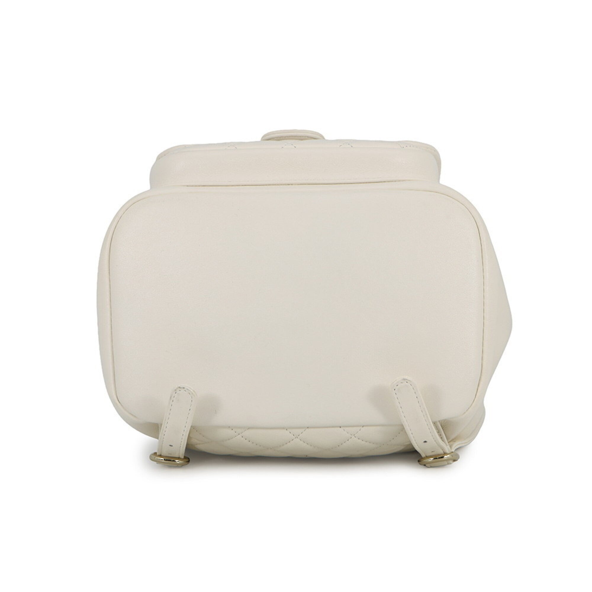 Chanel White Leather Handbag (Pre-Owned)
