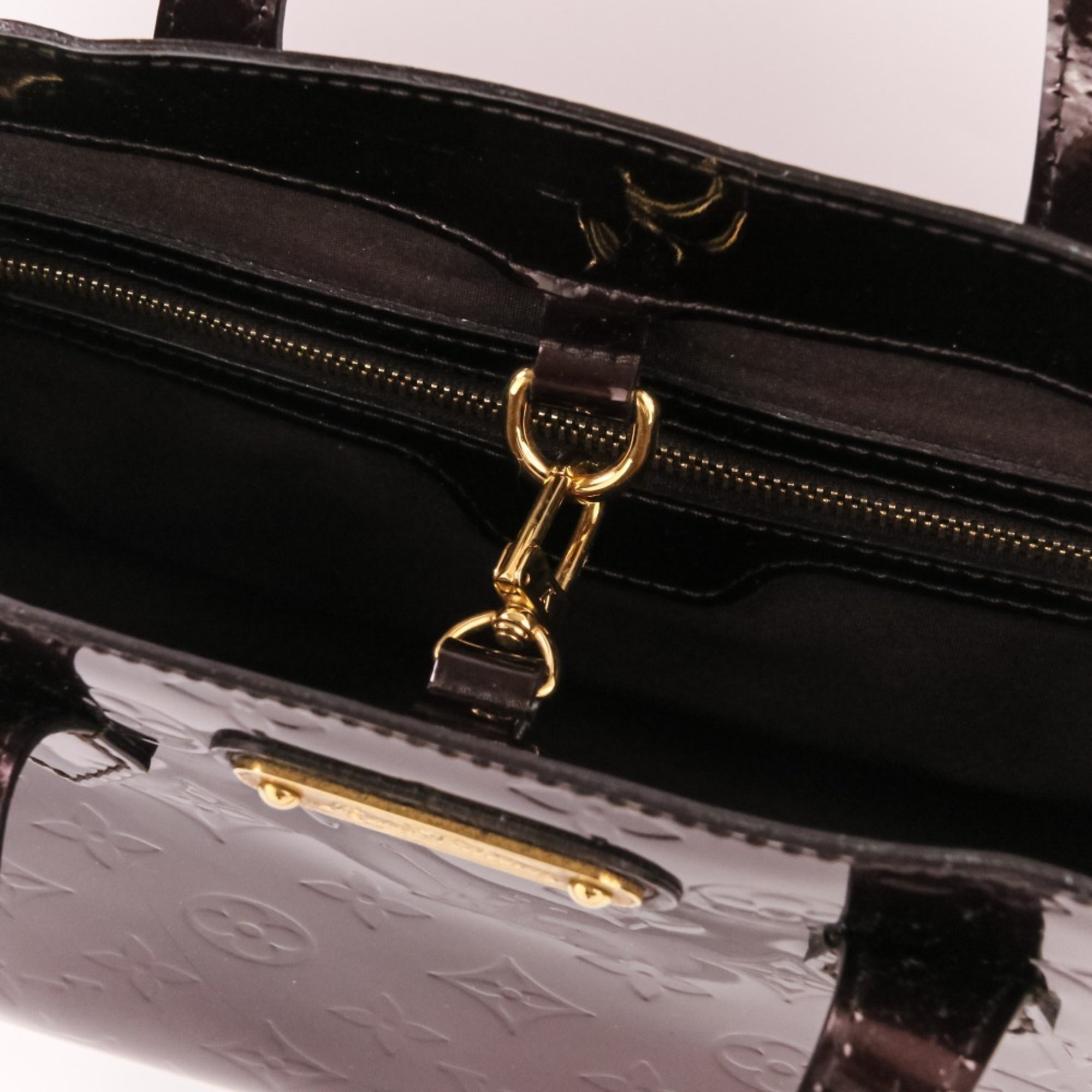 Louis Vuitton Vernis Amarante Monogram Vernis Handbag (Pre-Owned)