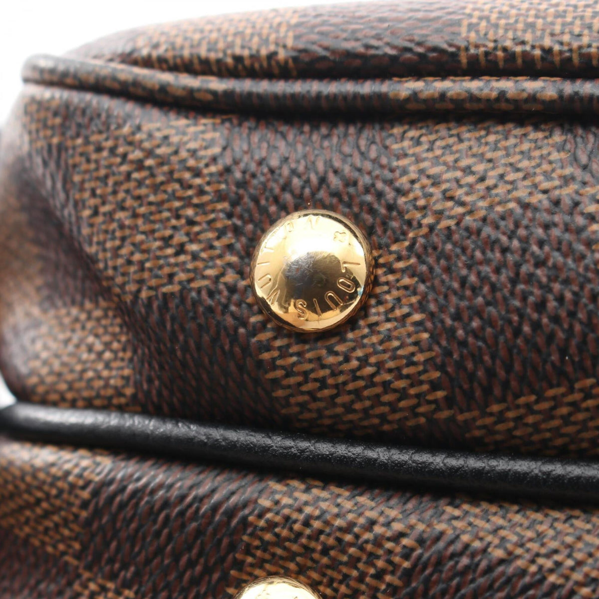Louis Vuitton Black Brown Damier Canvas Noir Coated Canvas Handbag Shoulder Bag (Pre-Owned)