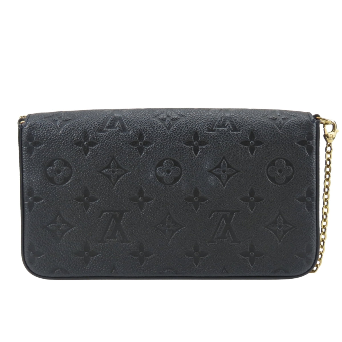 Louis Vuitton Noir Monogram Empreinte Pouch Shoulder Bag (Pre-Owned)