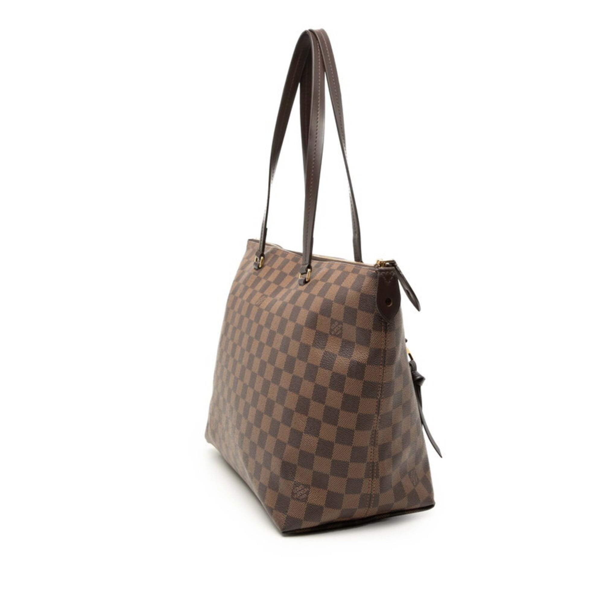 Louis Vuitton Brown Pvc Leather Shoulder Bag Tote Bag (Pre-Owned)