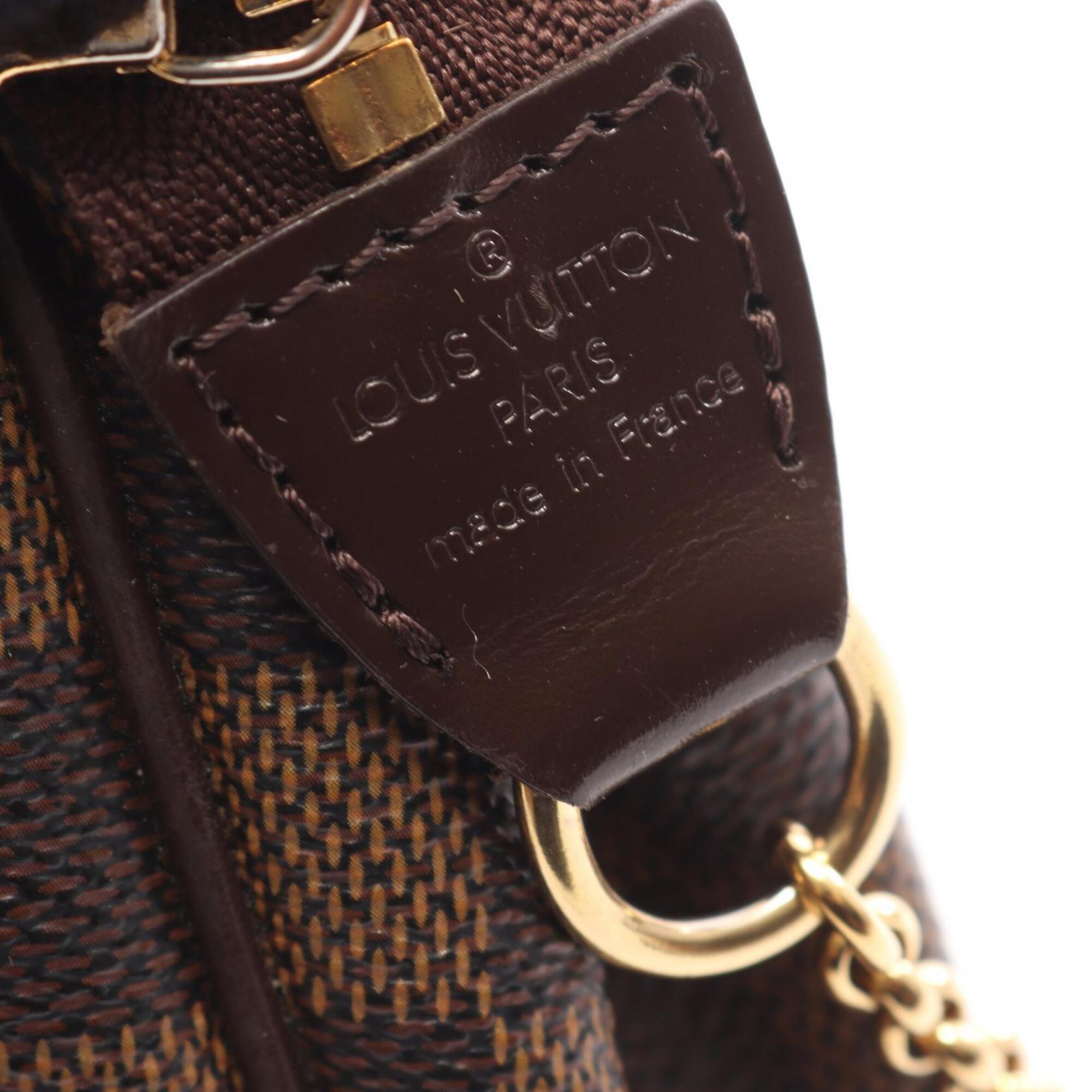 Louis Vuitton Brown Coated Canvas Leather Handbag (Pre-Owned)