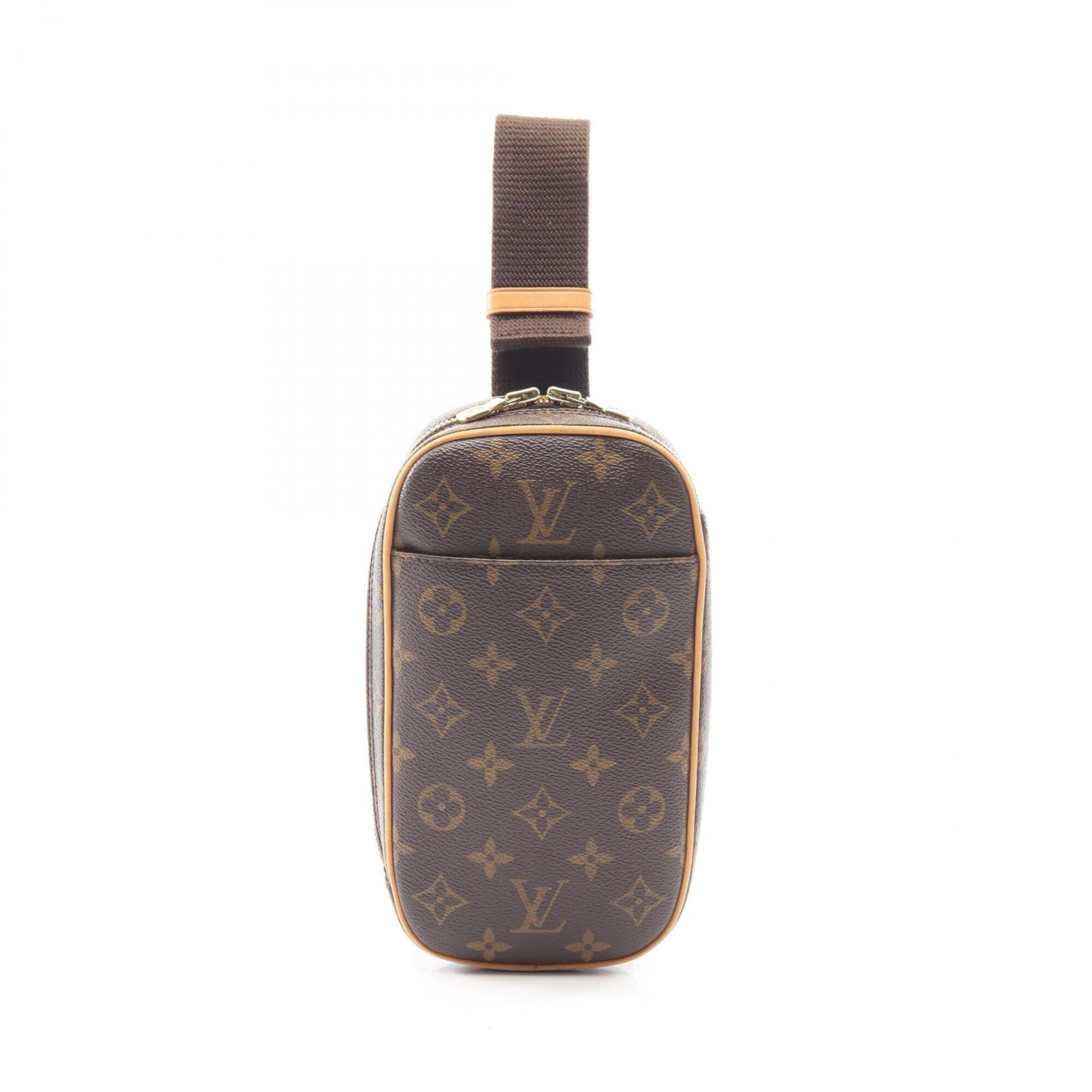Louis Vuitton Brown Monogram Coated Canvas Leather Fanny Pack Sling Bag (Pre-Owned)