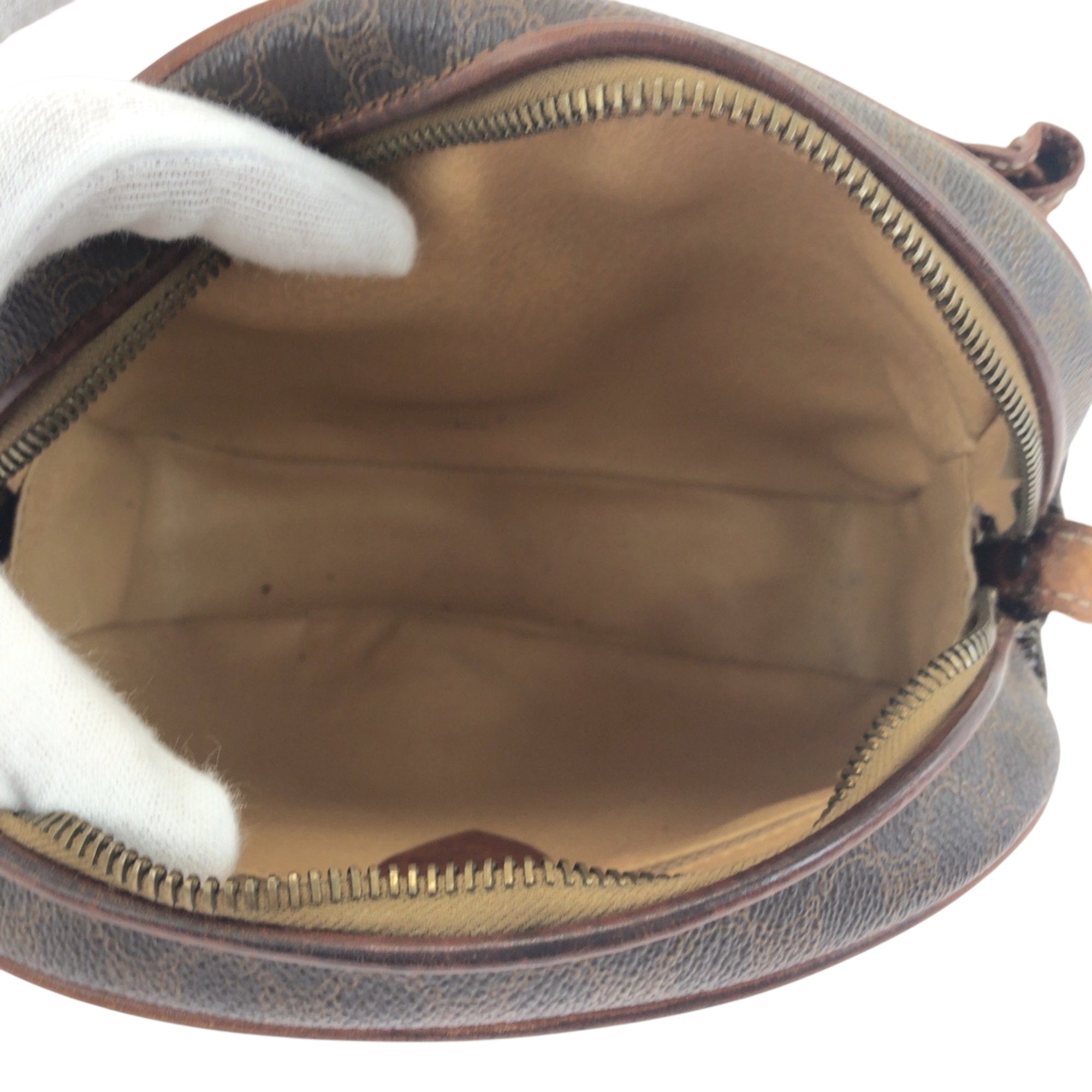 Celine Brown Pvc Pochette Shoulder Bag (Pre-Owned)