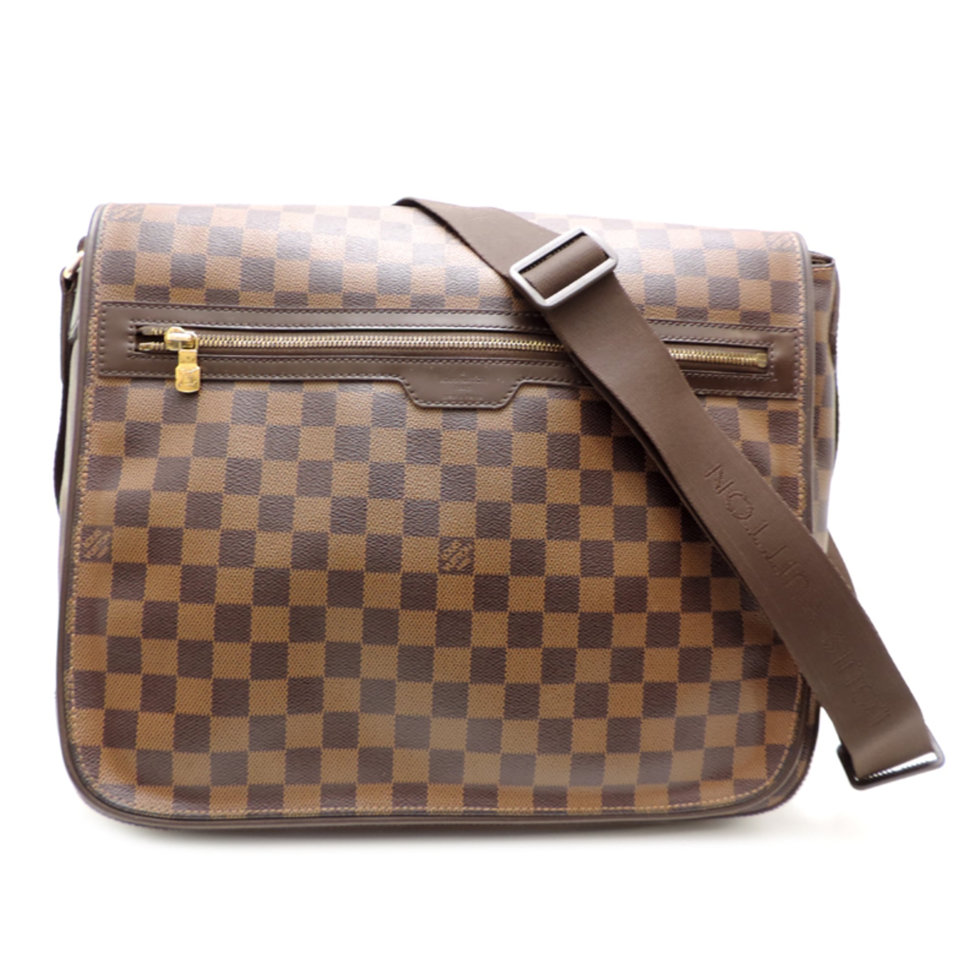 Louis Vuitton Brown Ebene Damier Canvas Shoulder Bag (Pre-Owned)