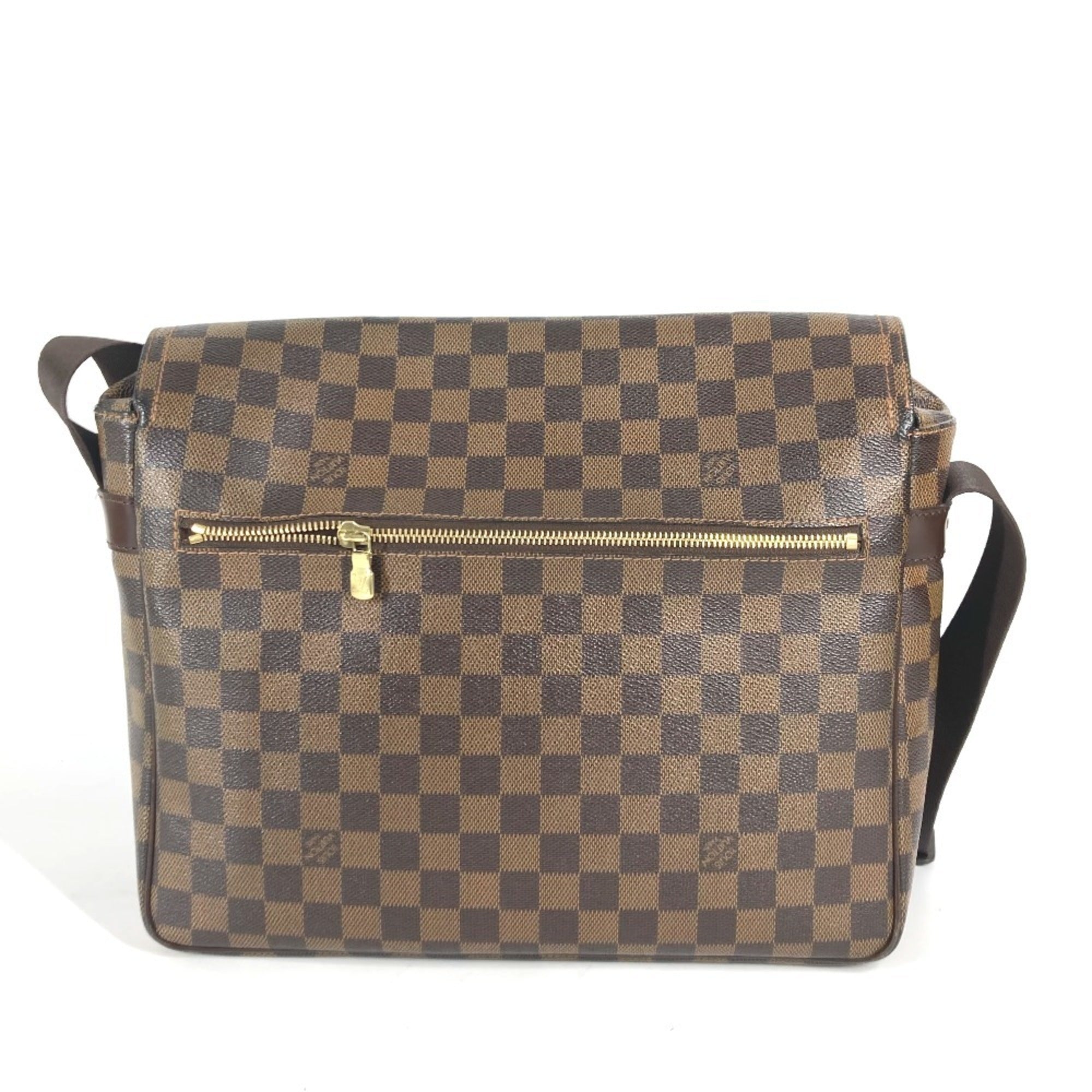 Louis Vuitton Brown Damier Canvas Messenger Bag Shoulder Bag (Pre-Owned)