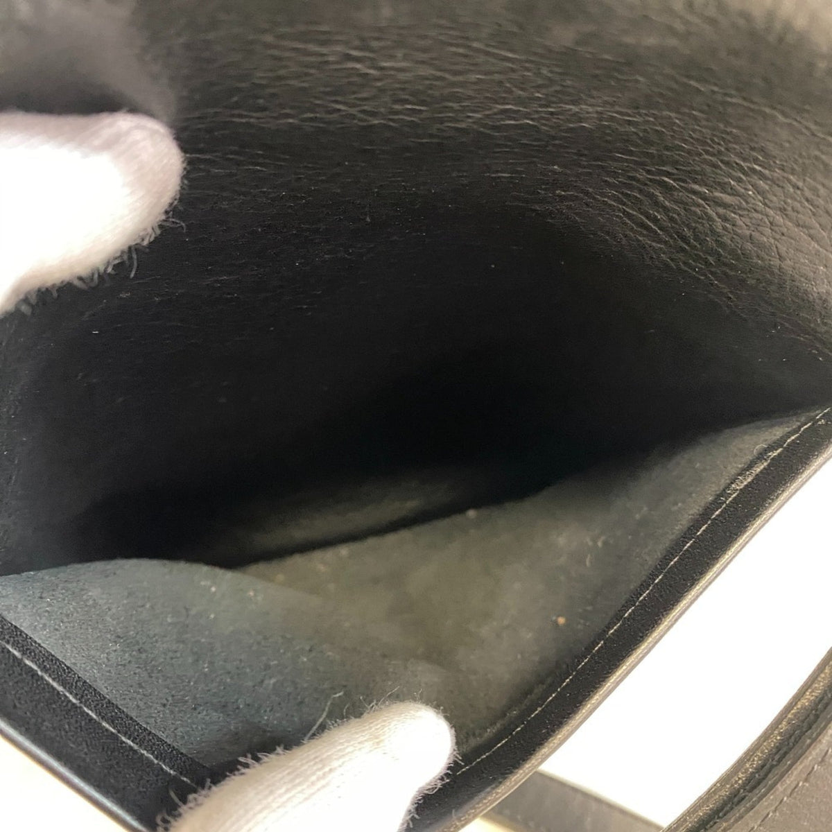 Coach Black Leather Pochette Shoulder Bag (Pre-Owned)