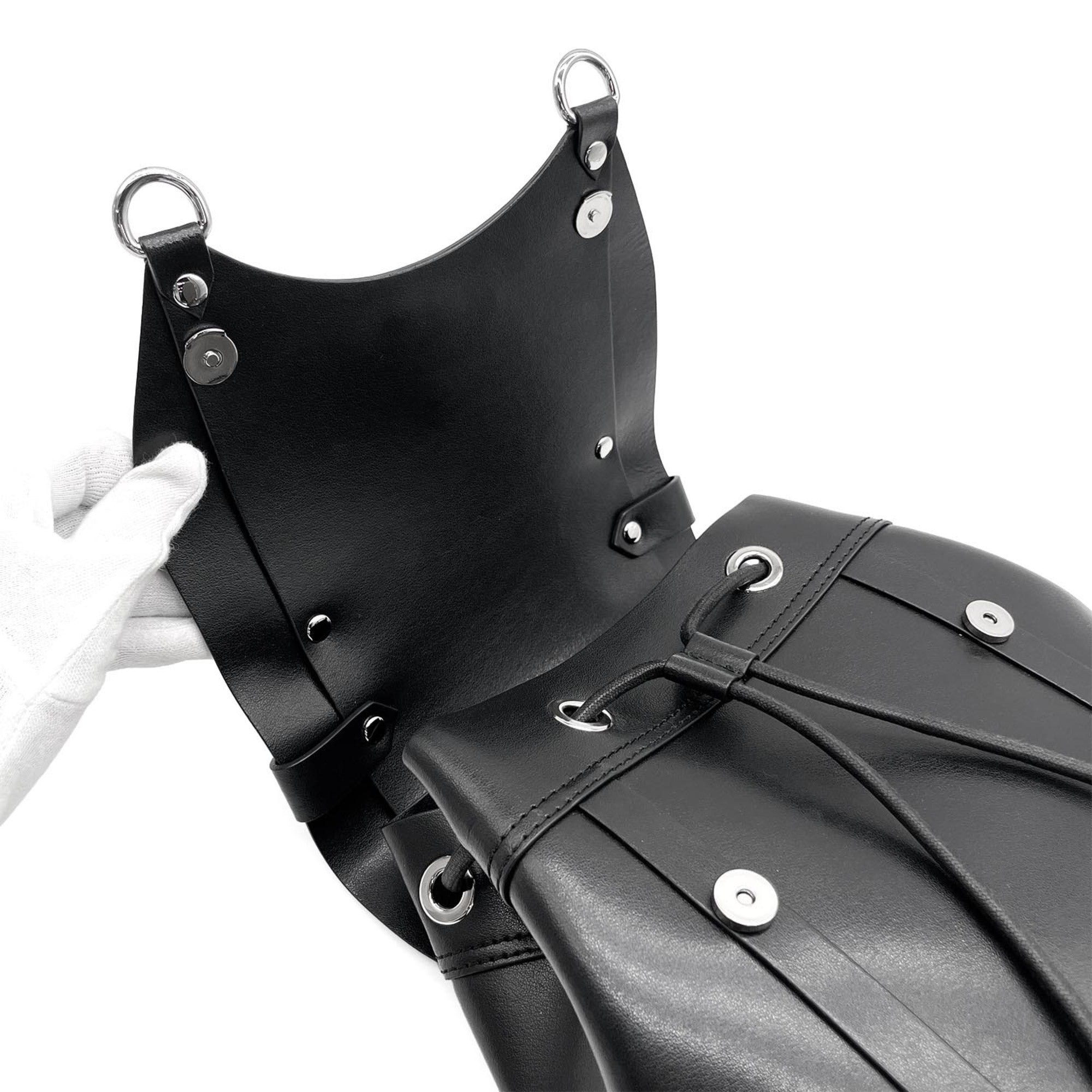 Vivienne Westwood Black Leather Backpack (Pre-Owned)