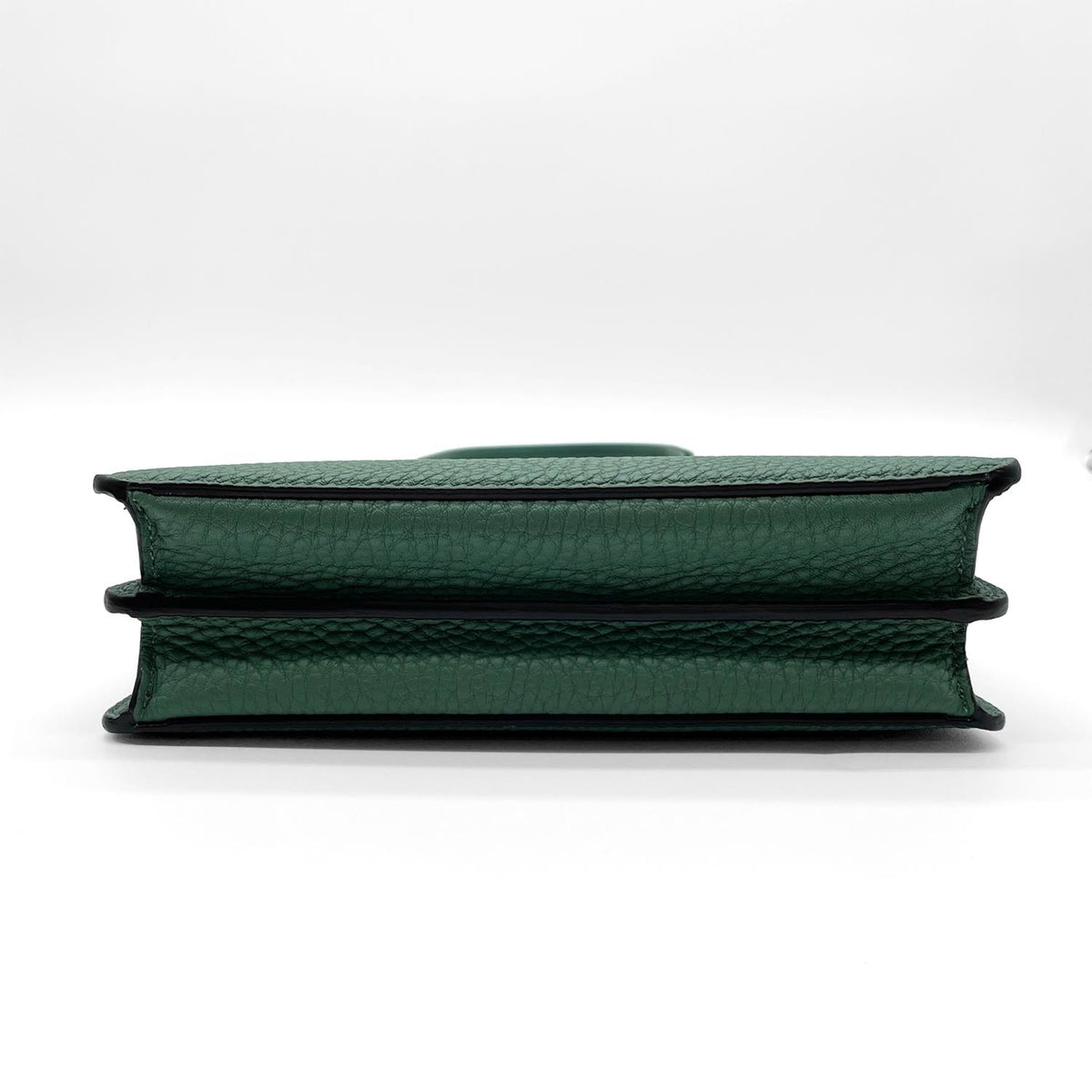Fendi Green Leather Shoulder Bag (Pre-Owned)
