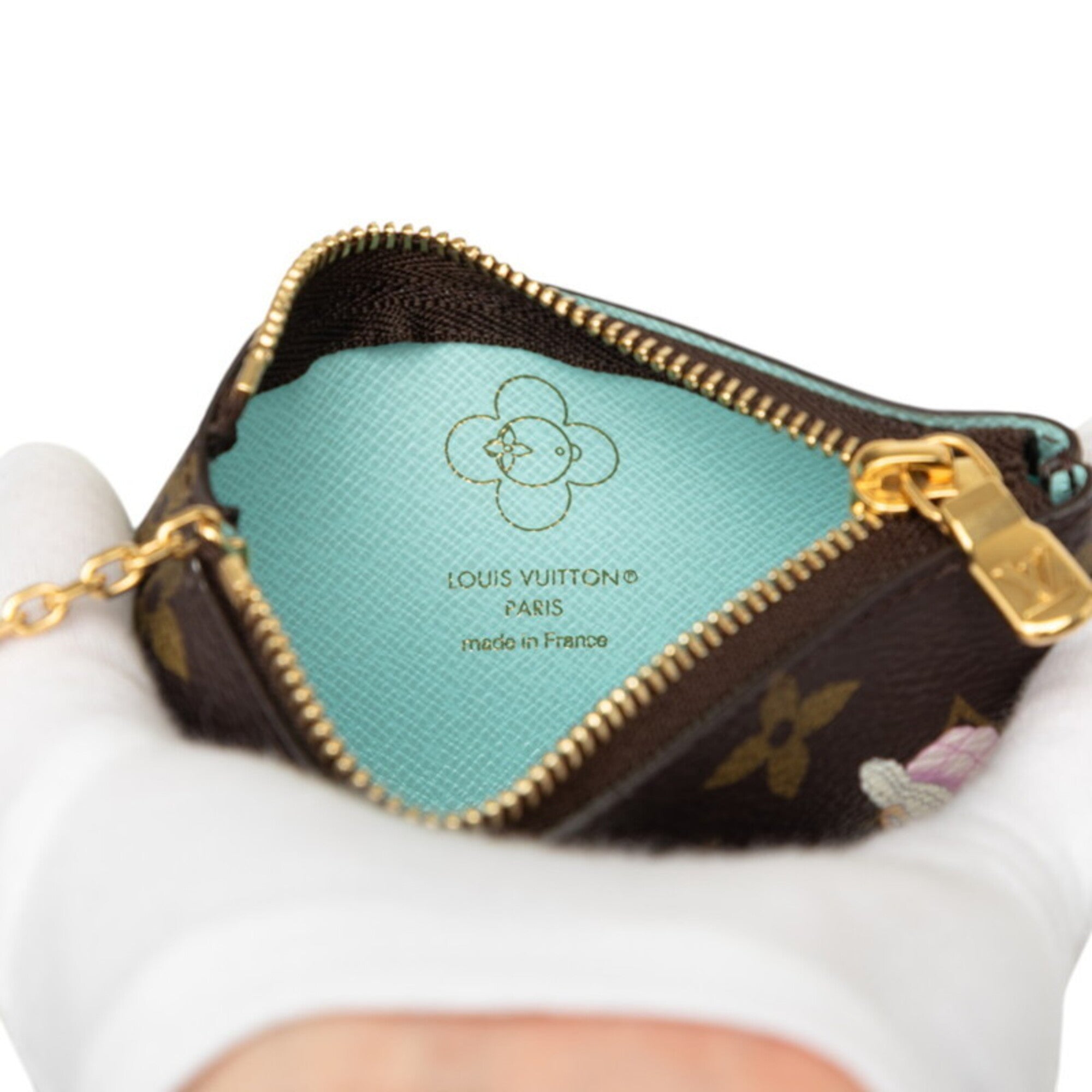Louis Vuitton Azur Brown Pvc Leather Coin Purse/Coin Case (Pre-Owned)