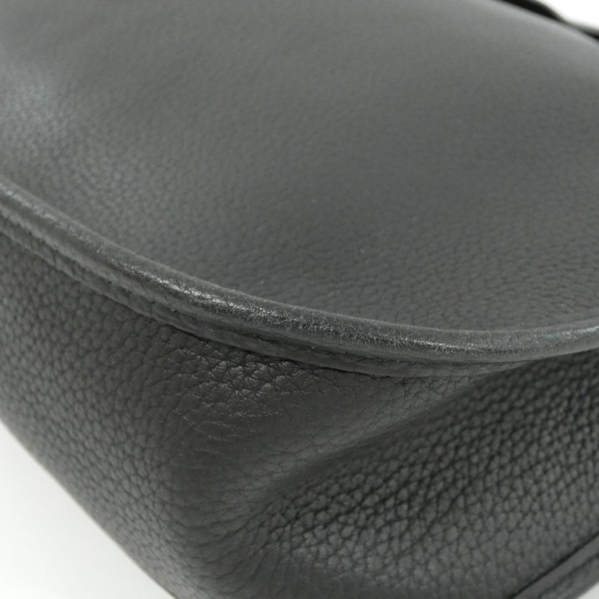 Hermes Black Fjord Leather Handbag (Pre-Owned)