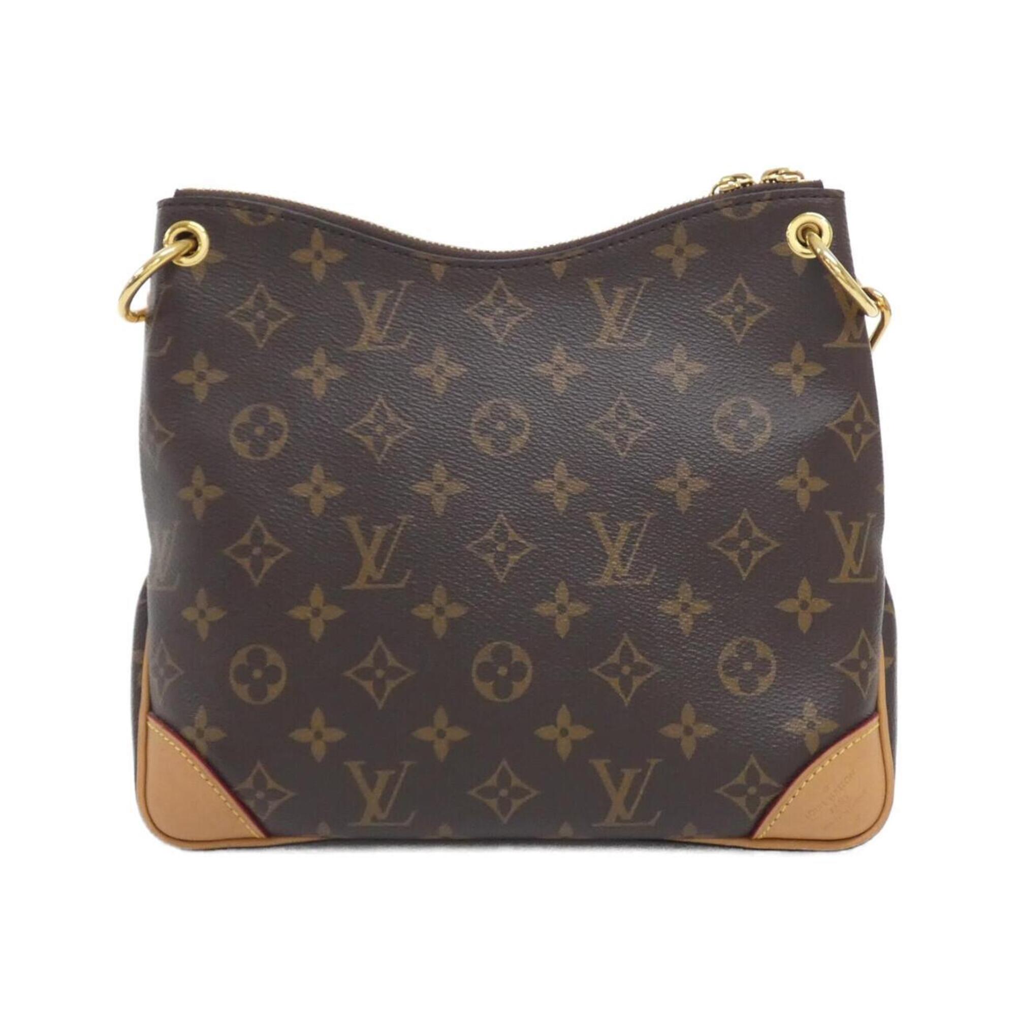 Louis Vuitton Marron Coated Canvas Shoulder Bag (Pre-Owned)