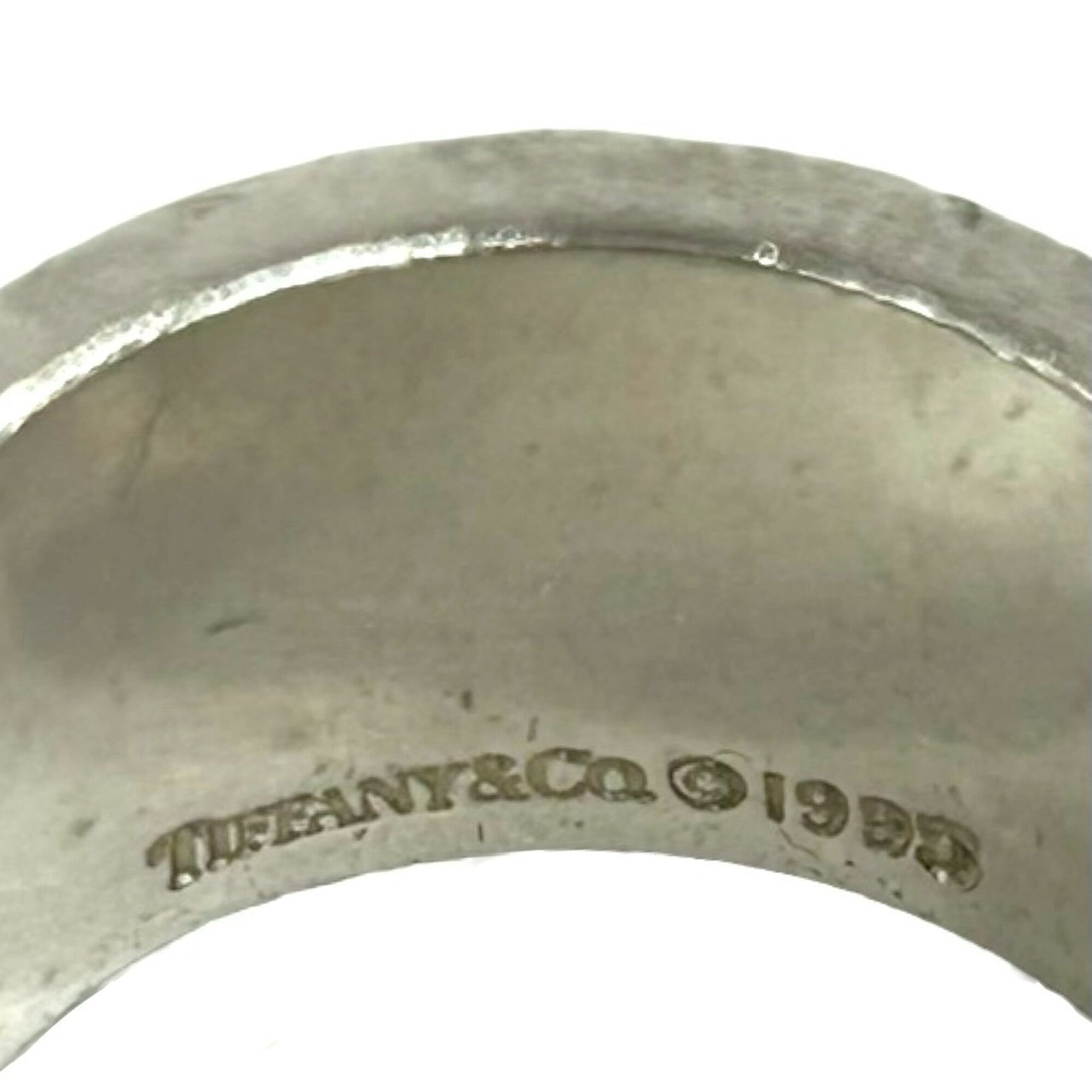 Tiffany Silver Silver 925 Band Ring (Pre-Owned)