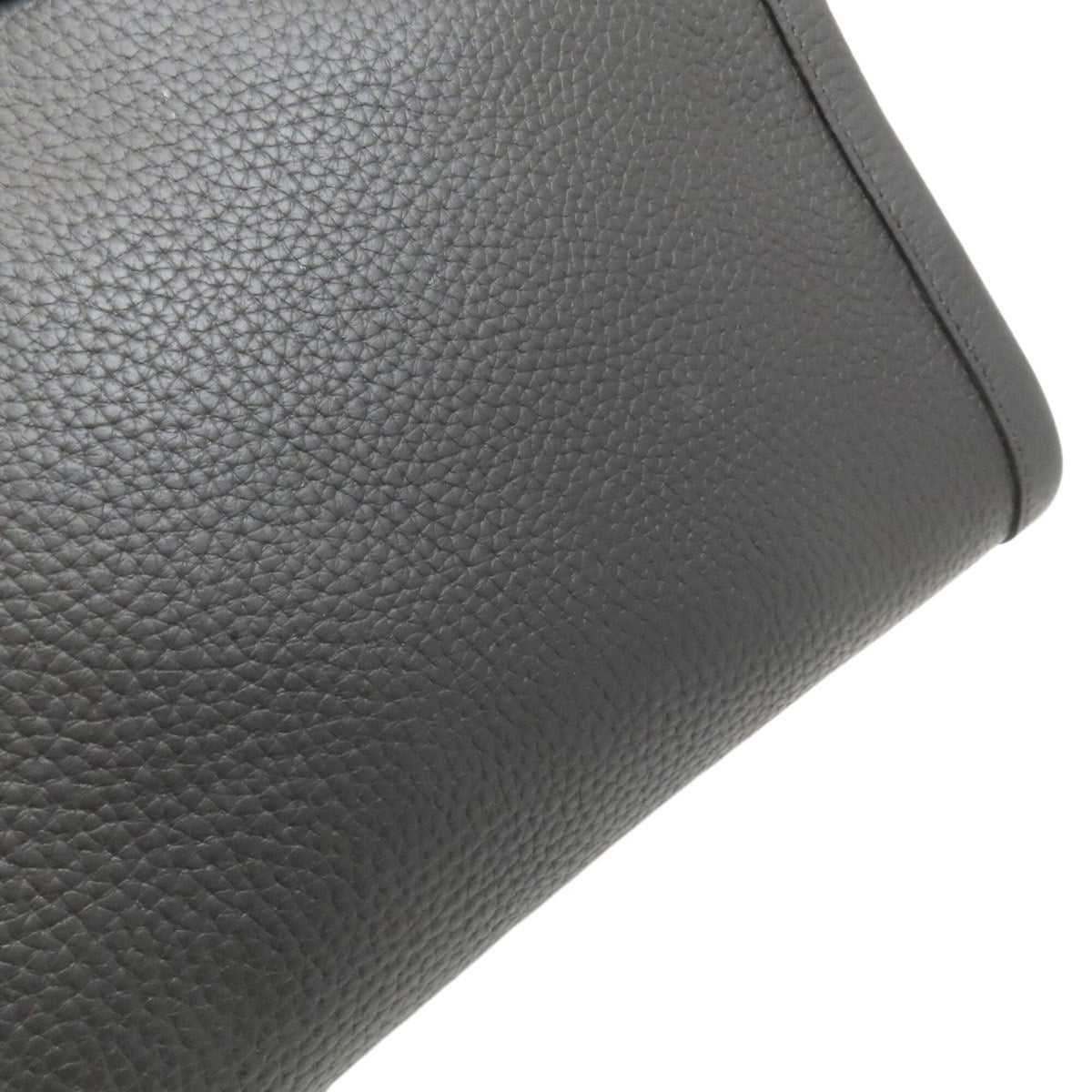 A.D.M.J Gray Leather Handbag (Pre-Owned)