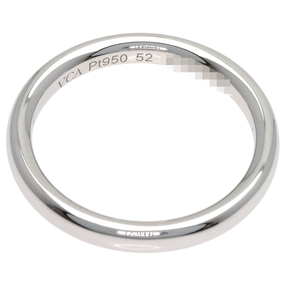Van Cleef & Arpels Platinum 950 Band Ring (Pre-Owned)