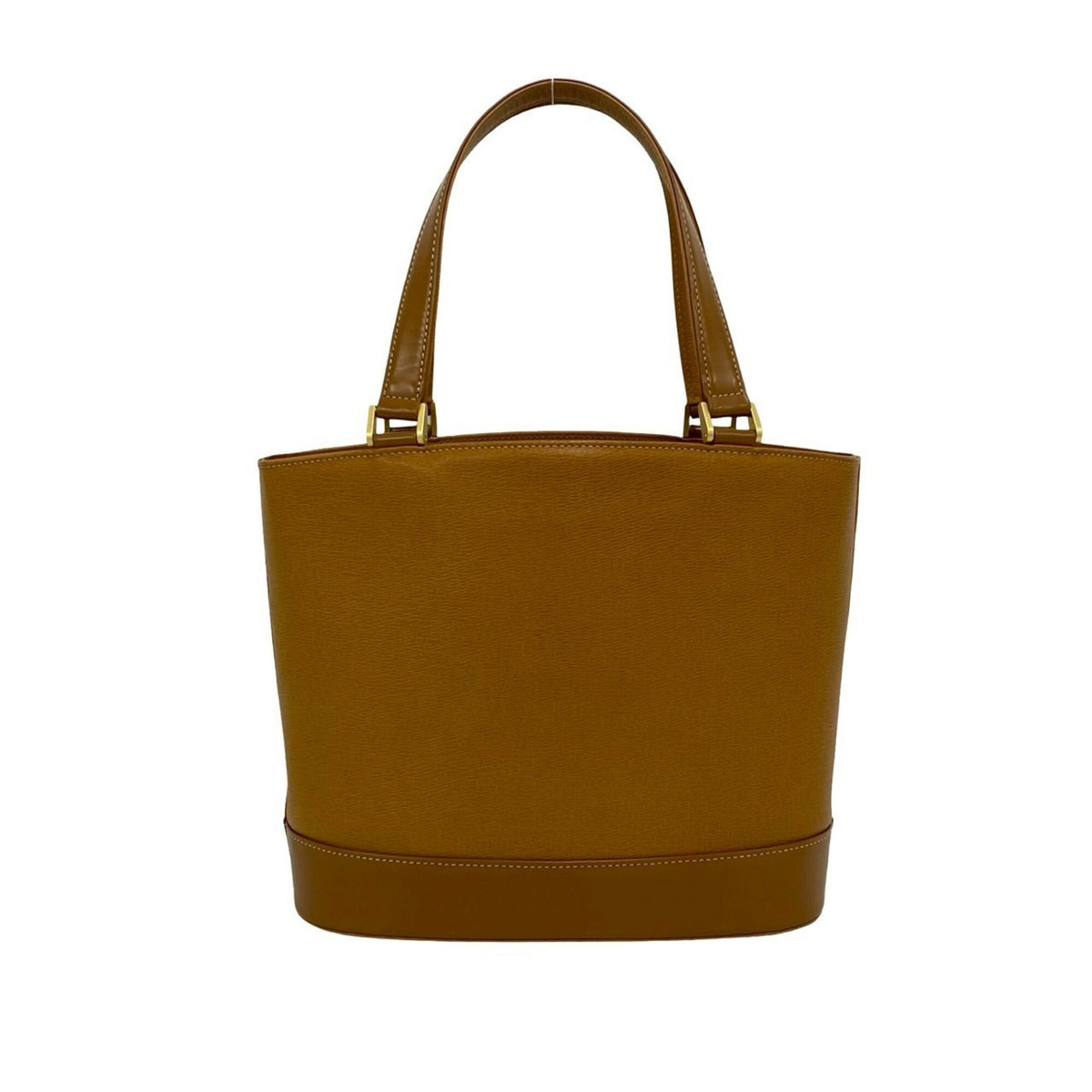 Burberry Brown Leather Handbag Tote Bag (Pre-Owned)