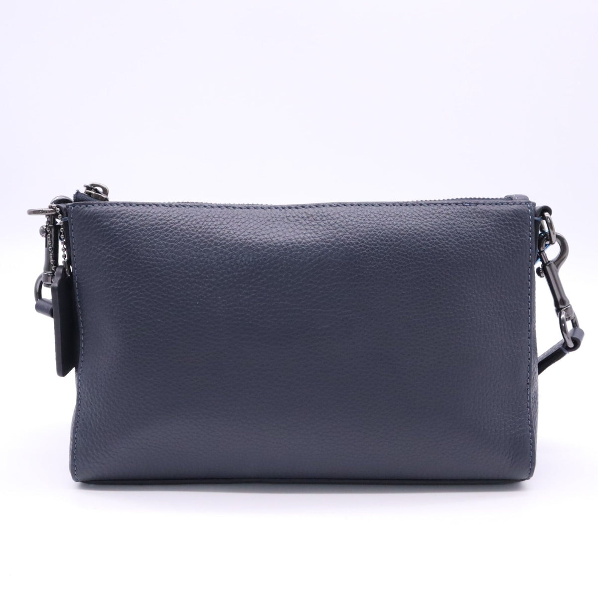 Coach Navy Black Pouch Shoulder Bag (Pre-Owned)