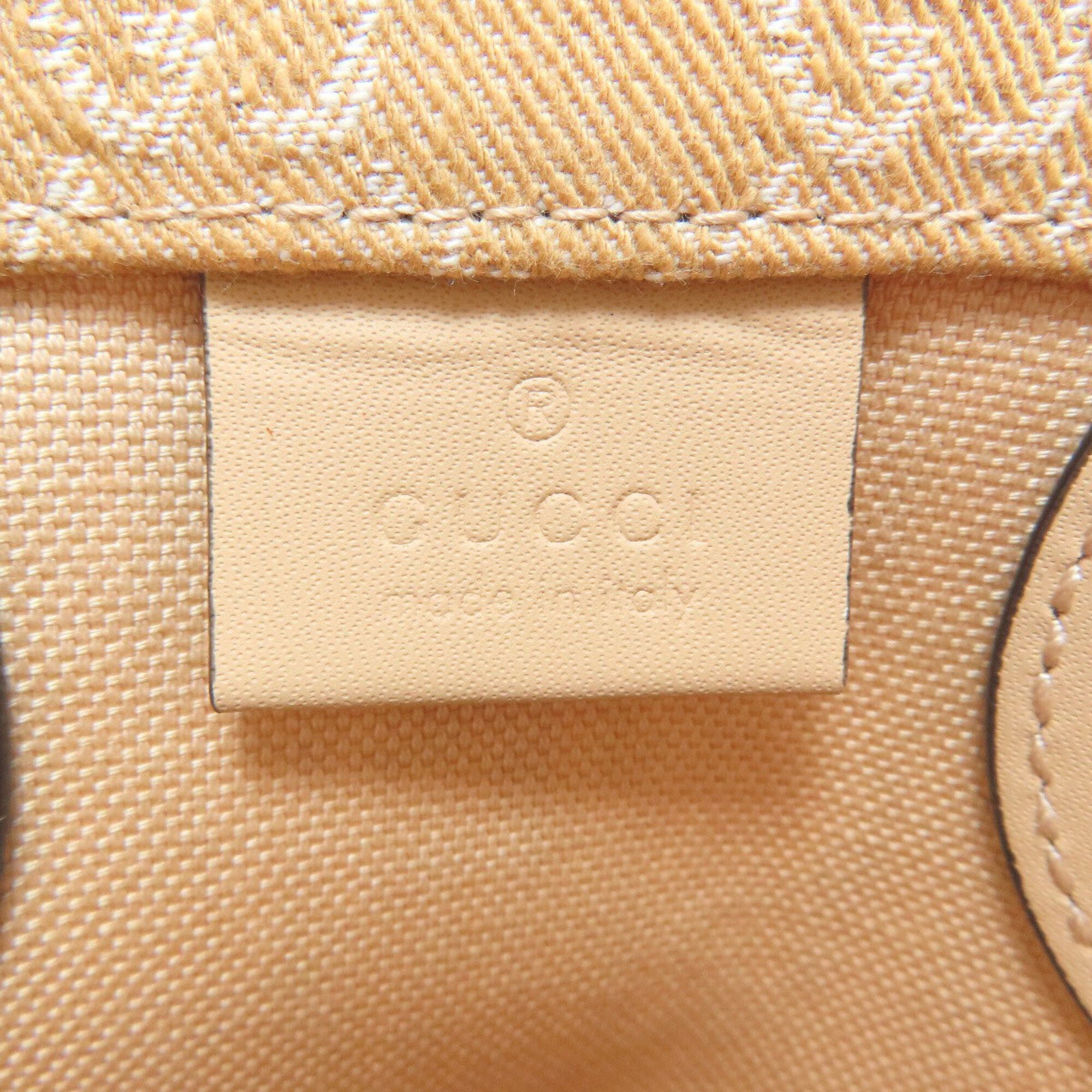 Gucci Beige Canvas Handbag (Pre-Owned)