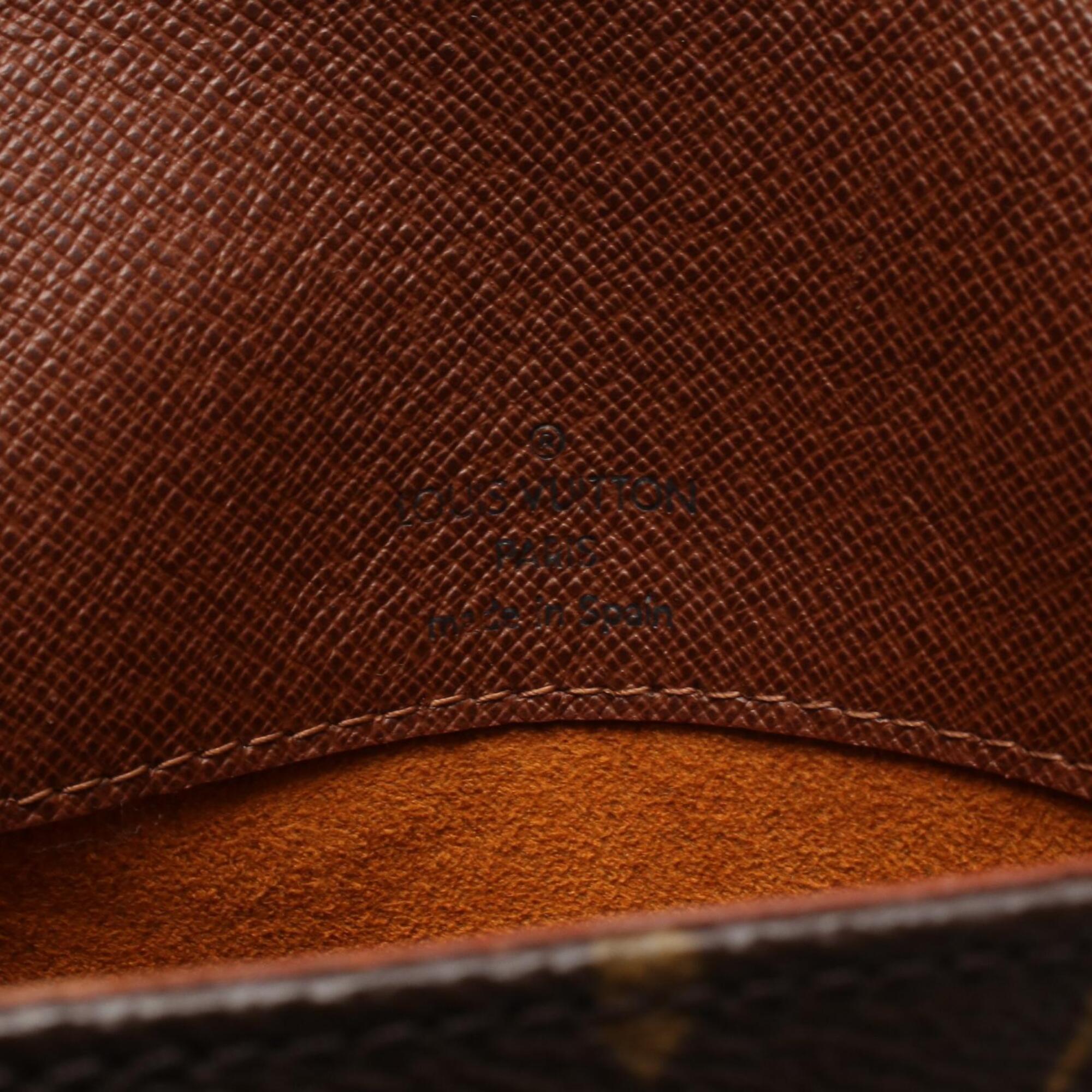 Louis Vuitton Brown Coated Canvas Pvc Monogram Leather Handbag Shoulder Bag (Pre-Owned)