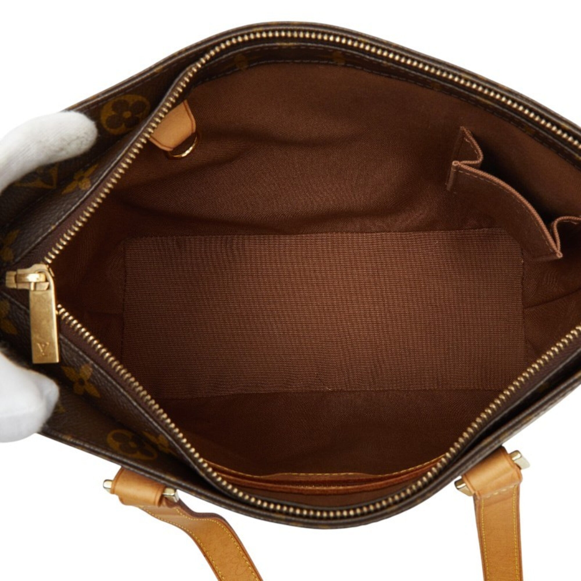 Louis Vuitton Brown Pvc Leather Shoulder Bag Tote Bag (Pre-Owned)