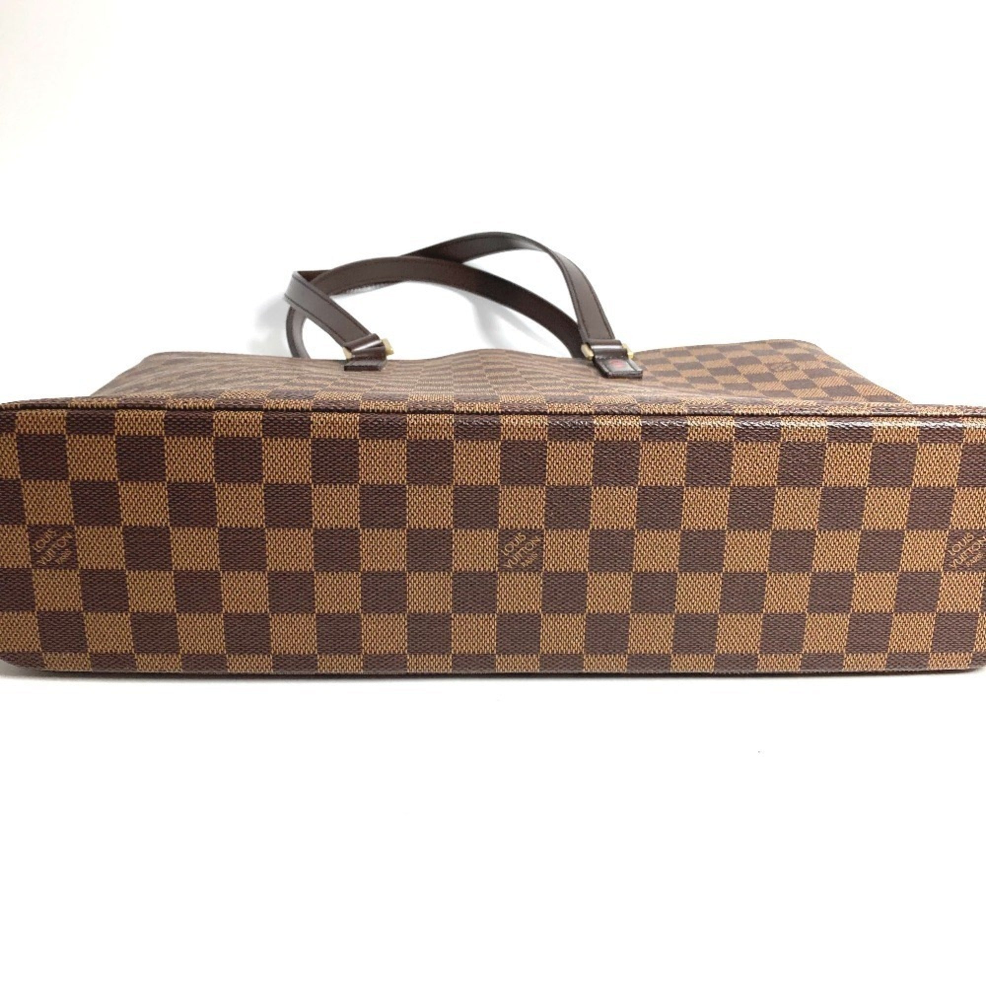Louis Vuitton Brown Damier Canvas Ebene Damier Canvas Shoulder Bag Tote Bag (Pre-Owned)