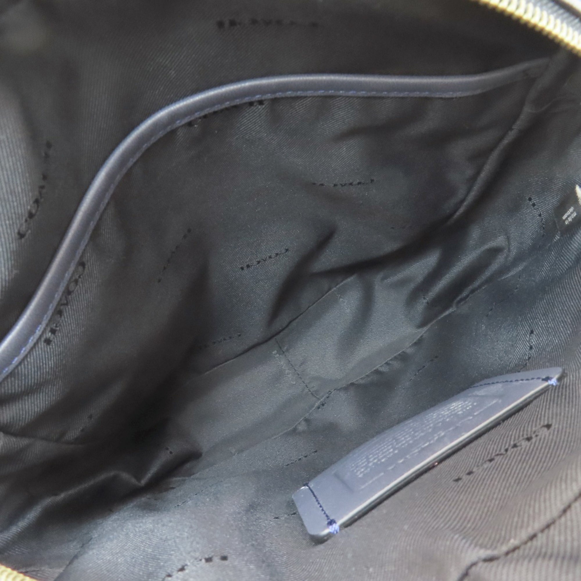Coach Navy Pvc Shoulder Bag (Pre-Owned)