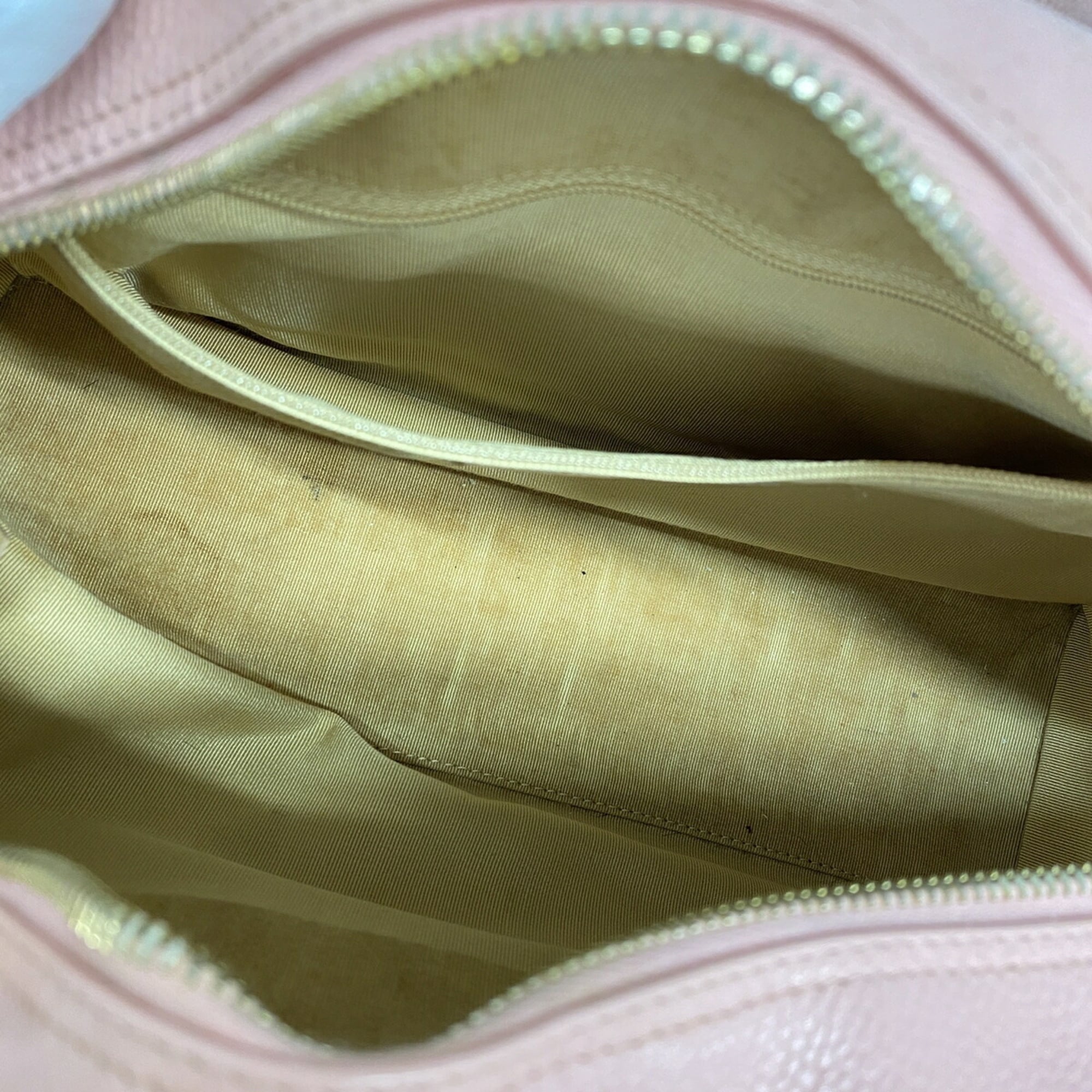 Chanel Pink Grained Calfskin Handbag (Pre-Owned)