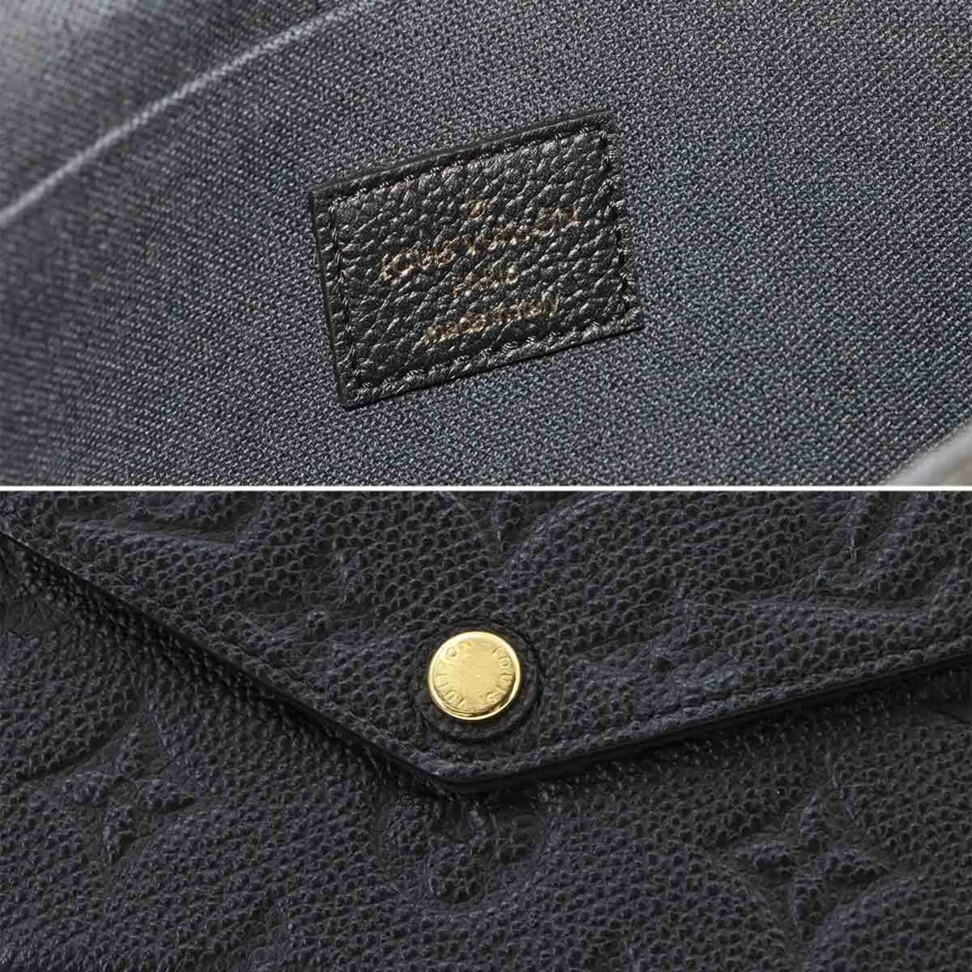 Louis Vuitton Noir Monogram Empreinte Pochette (Pre-Owned)