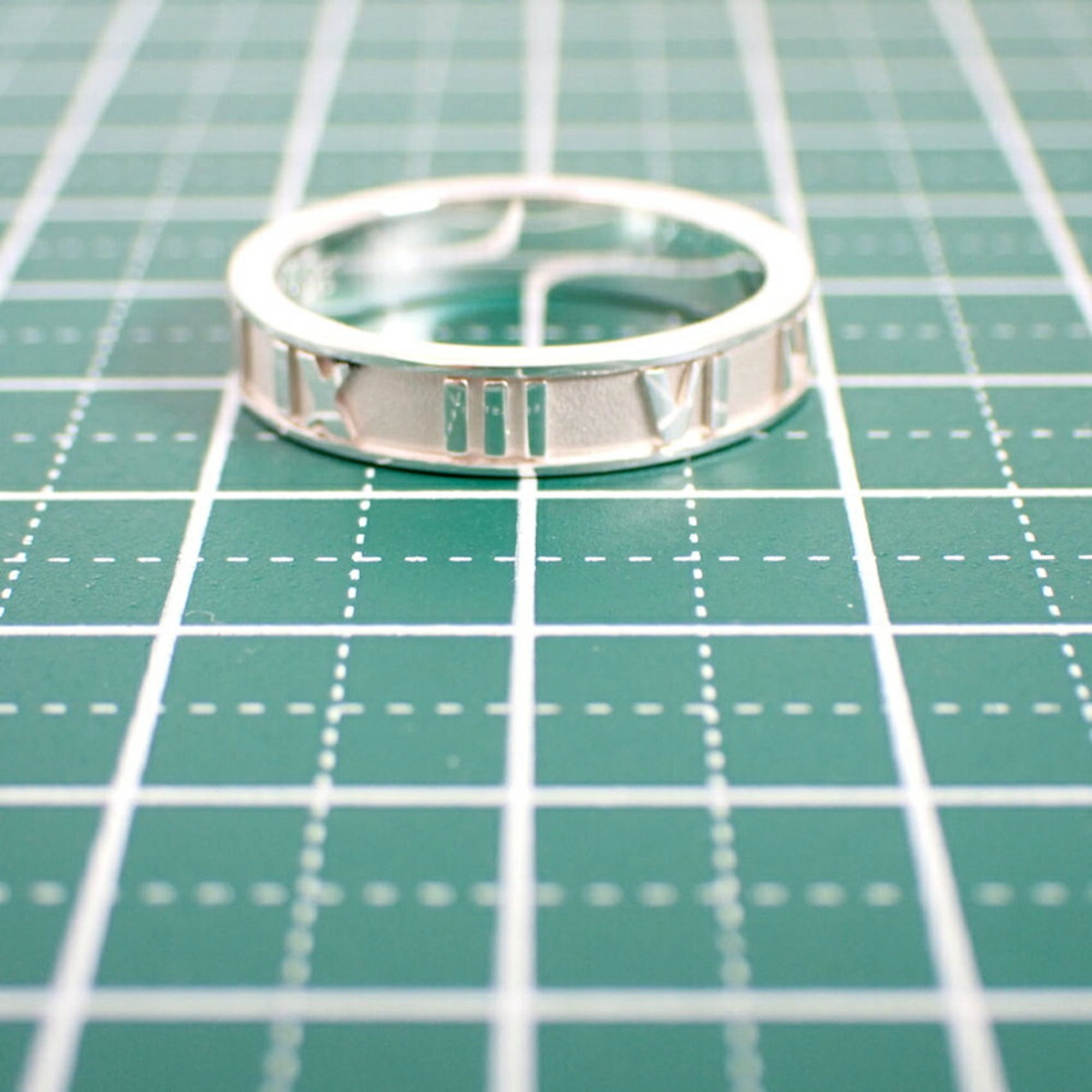 Tiffany Sterling Silver 925 Band Ring (Pre-Owned)