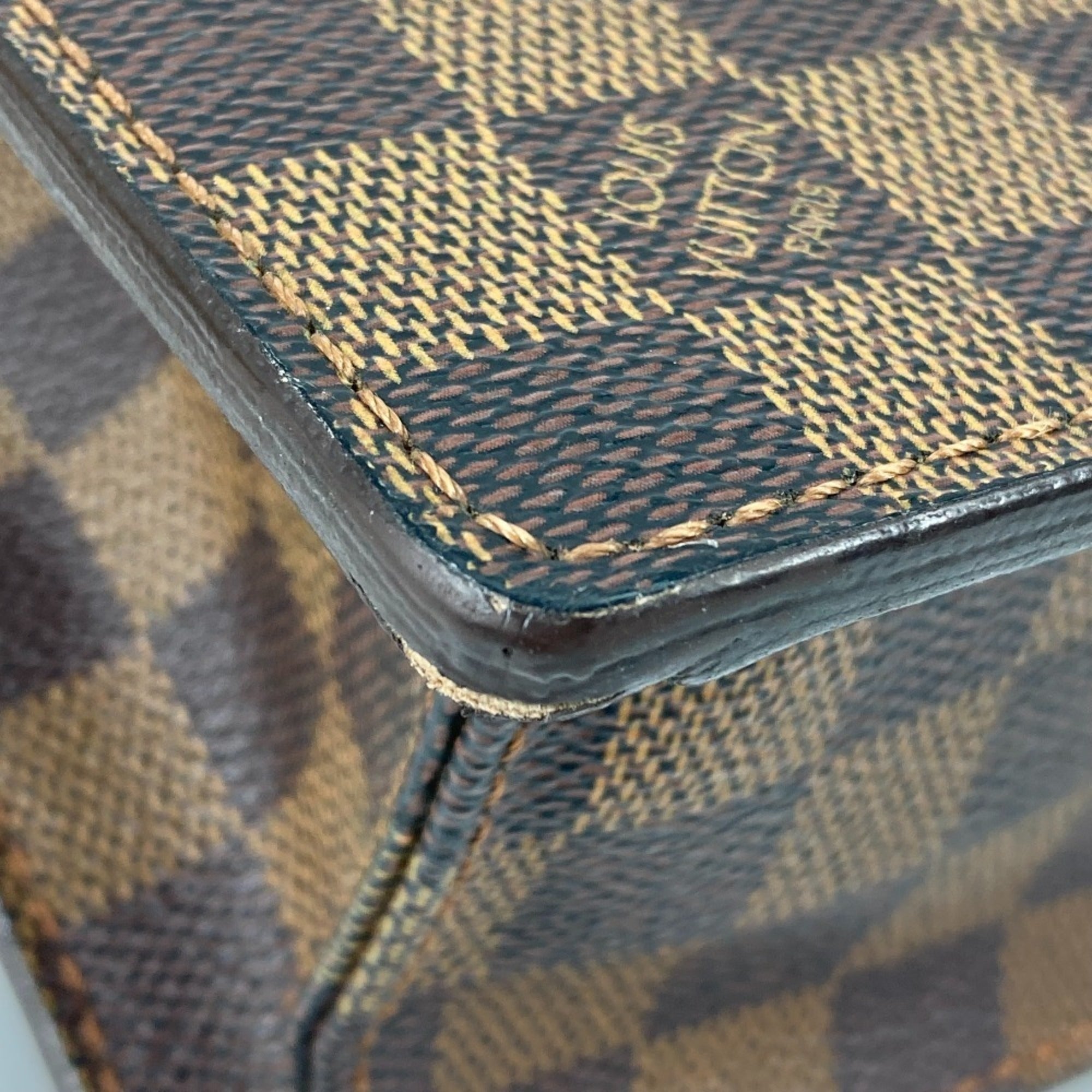 Louis Vuitton Damier Brown Ebene Damier Canvas Briefcase (Pre-Owned)