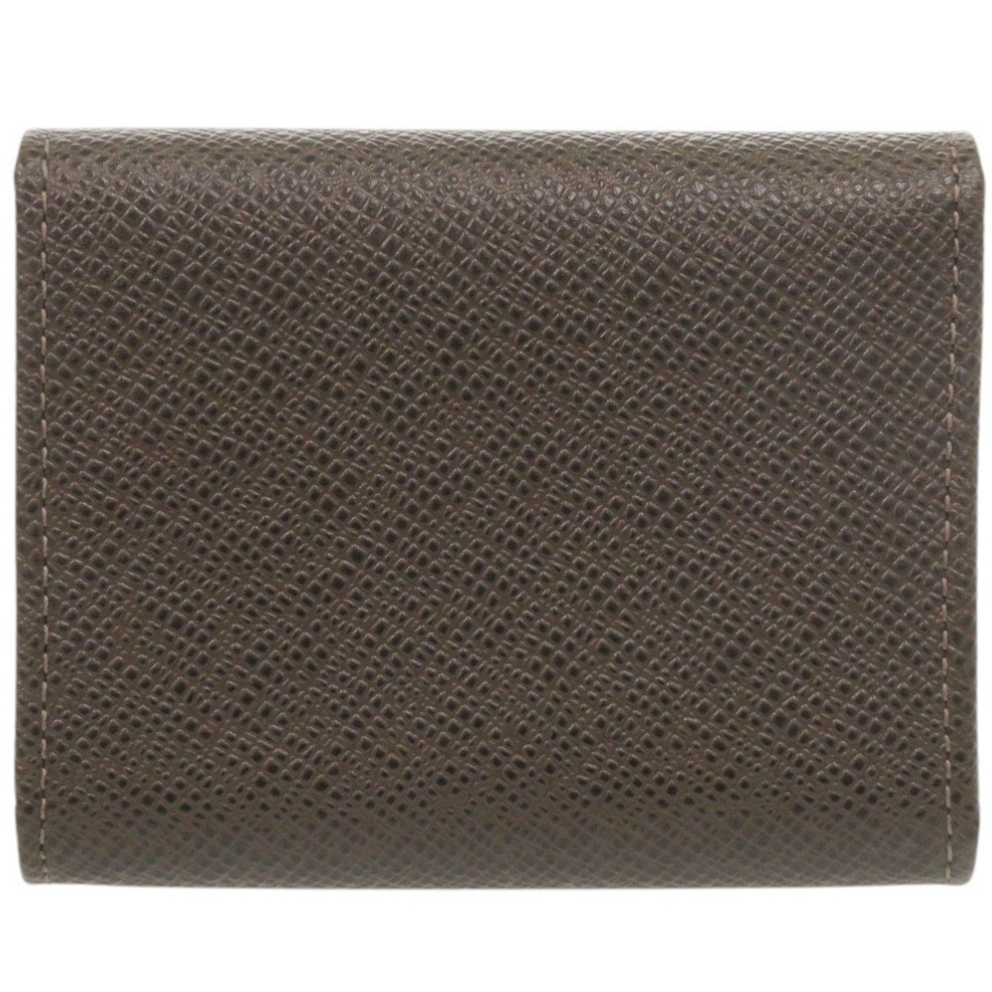Louis Vuitton Brown Grizzly Taiga Leather Coin Purse/Coin Case (Pre-Owned)