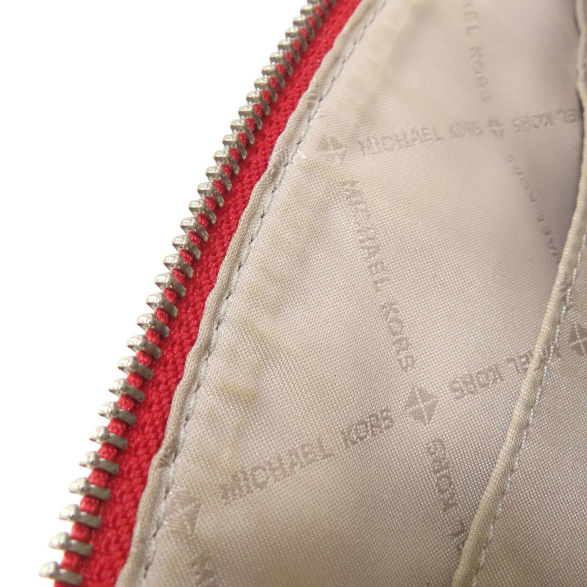 Michael Kors Red Color Leather Handbag (Pre-Owned)