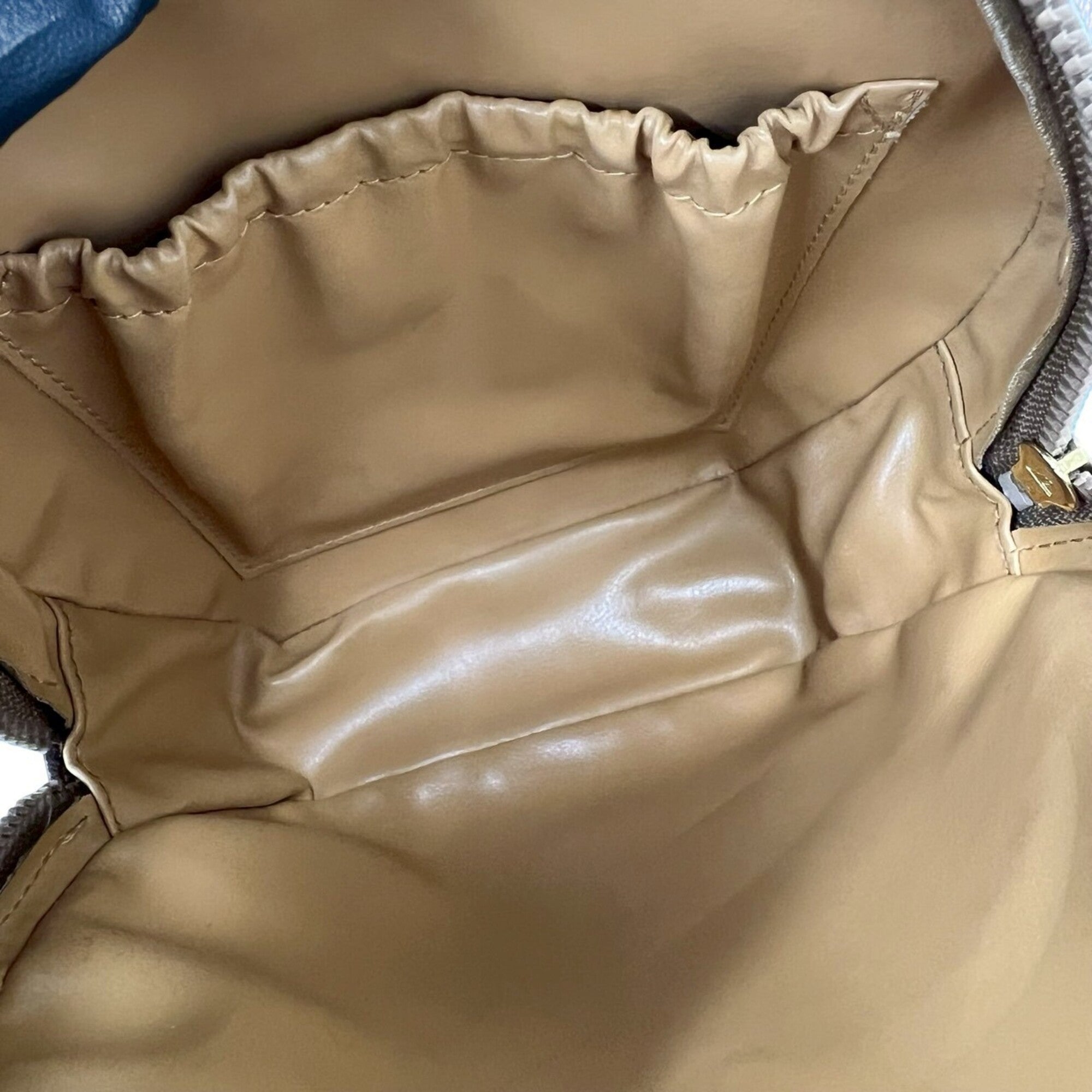 Celine Brown Leather Pvc Pochette Shoulder Bag (Pre-Owned)