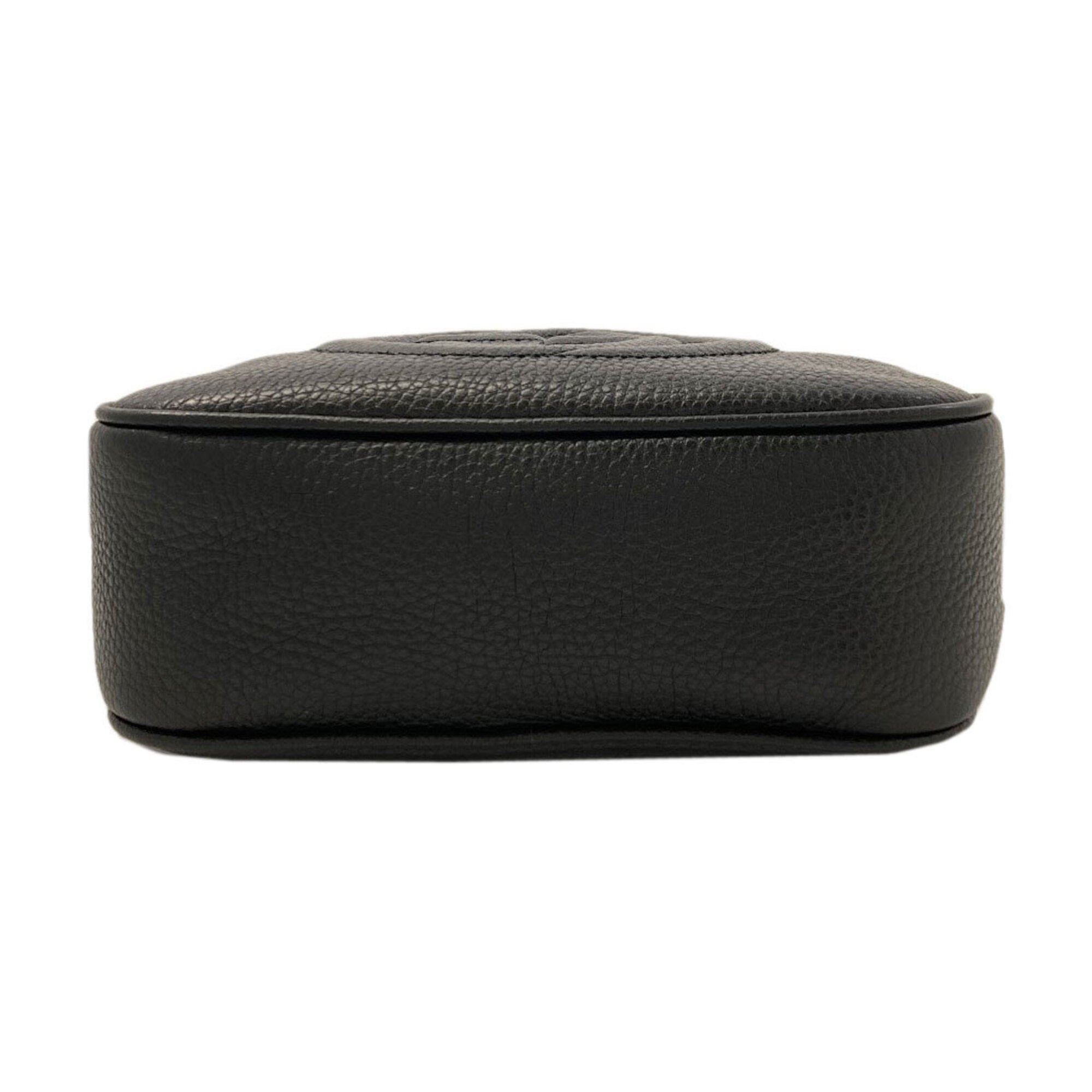 Gucci Black Leather Shoulder Bag (Pre-Owned)