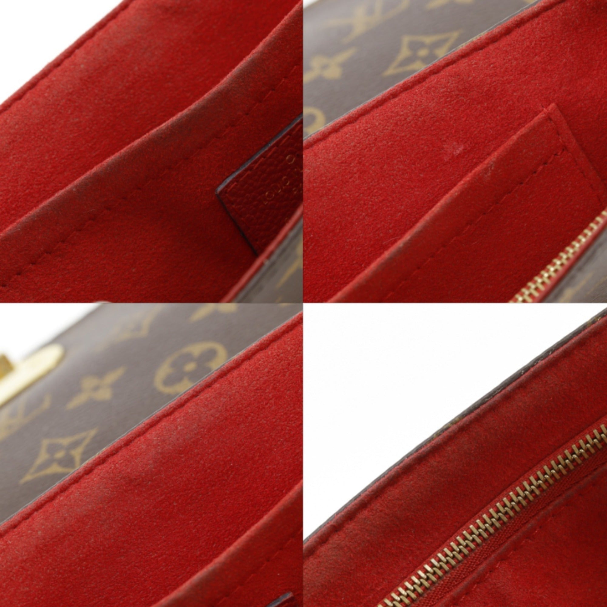 Louis Vuitton Brown Cerise Monogram Canvas Shoulder Bag (Pre-Owned)