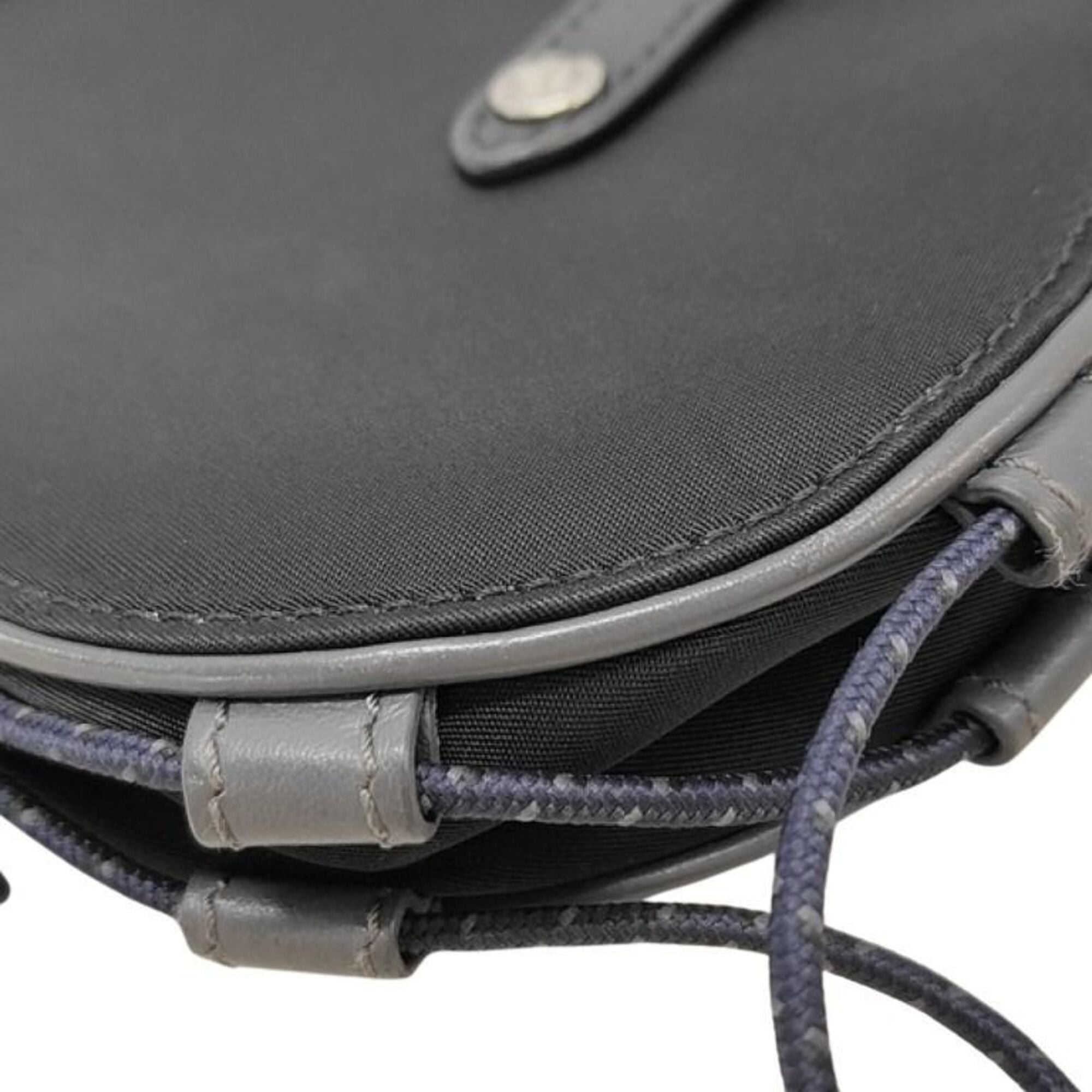 Christian Dior Black Nylon Leather Shoulder Bag (Pre-Owned)