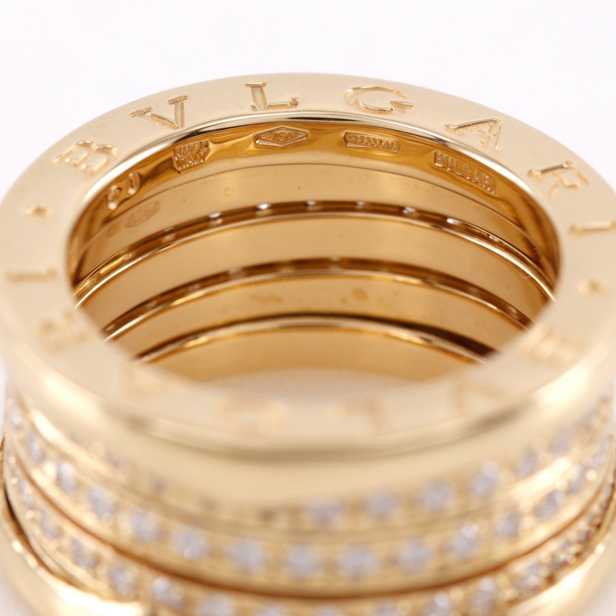 Bvlgari B.Zero1 Yellow Gold (18K) Band Ring (Pre-Owned)