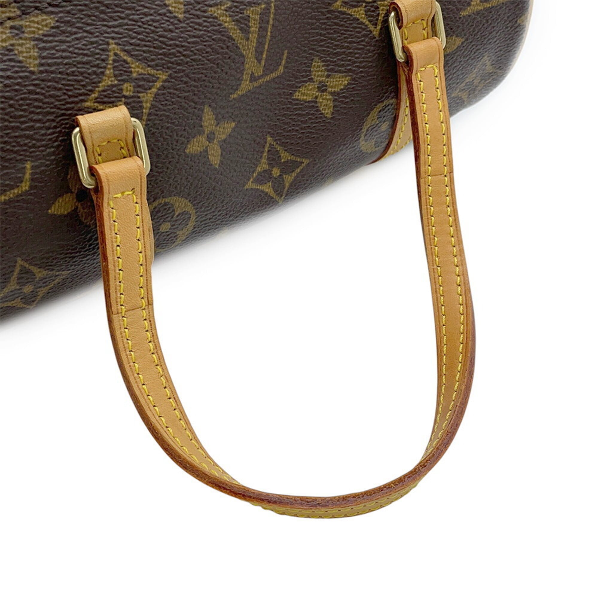 Louis Vuitton Brown Monogram Handbag Pochette (Pre-Owned)