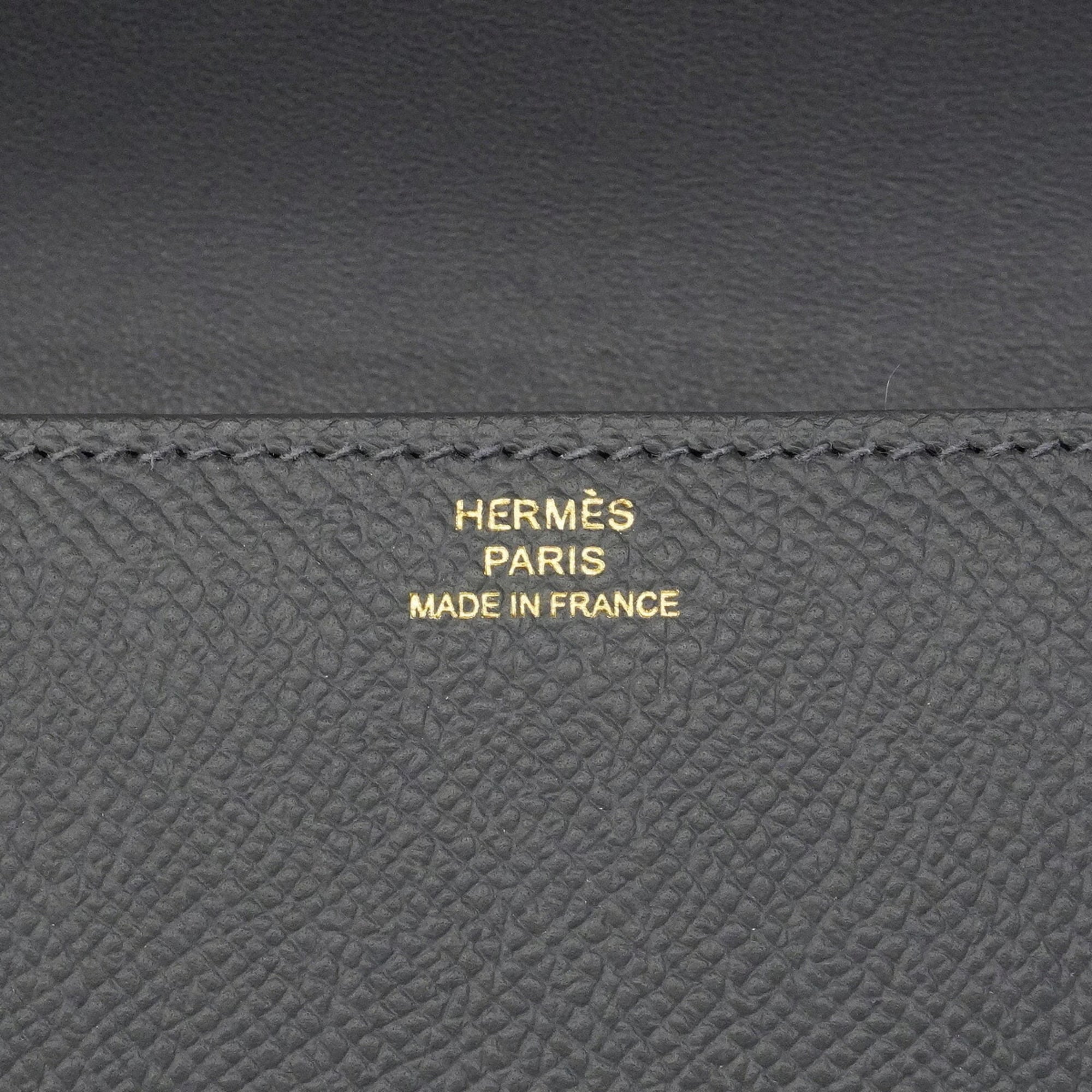 Hermes Gray Leather Shoulder Bag (Pre-Owned)