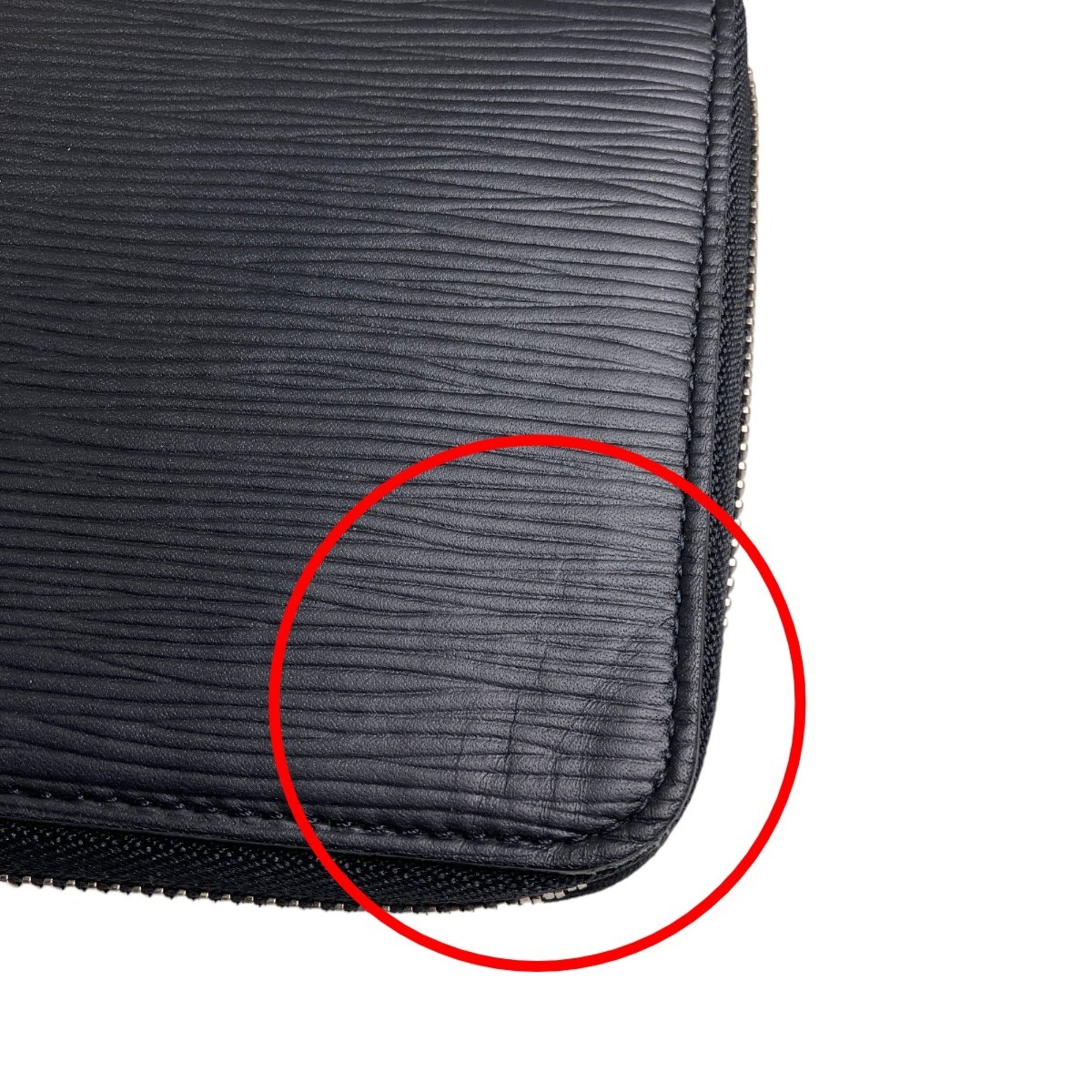Louis Vuitton Noir Epi Leather Long Wallet (Bi-Fold) (Pre-Owned)