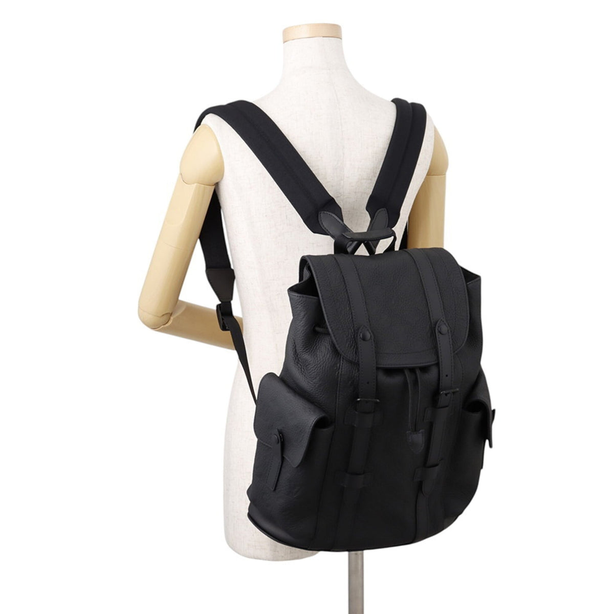 Louis Vuitton Noir Monogram Backpack (Pre-Owned)