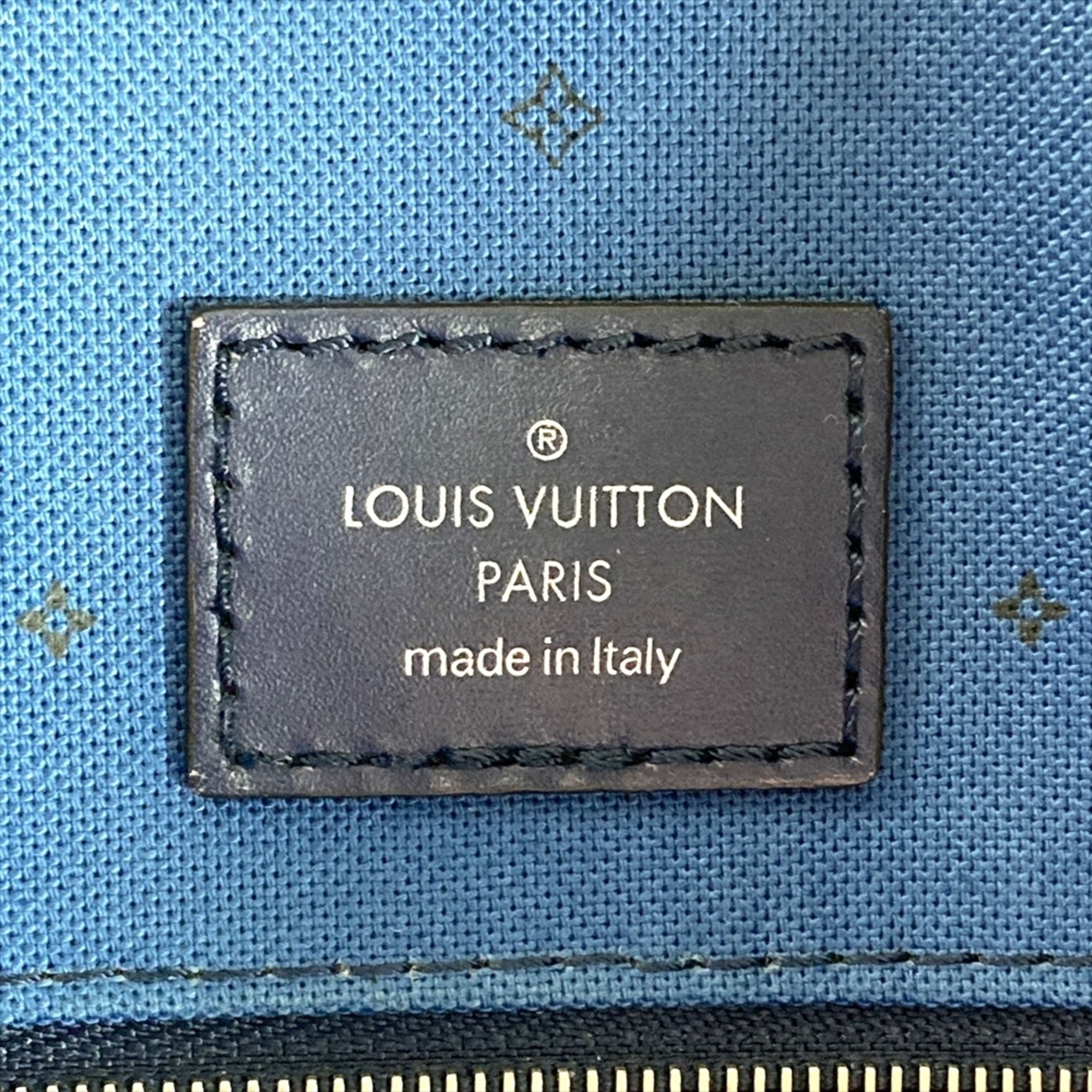 Louis Vuitton Blue Monogram Tote Bag (Pre-Owned)