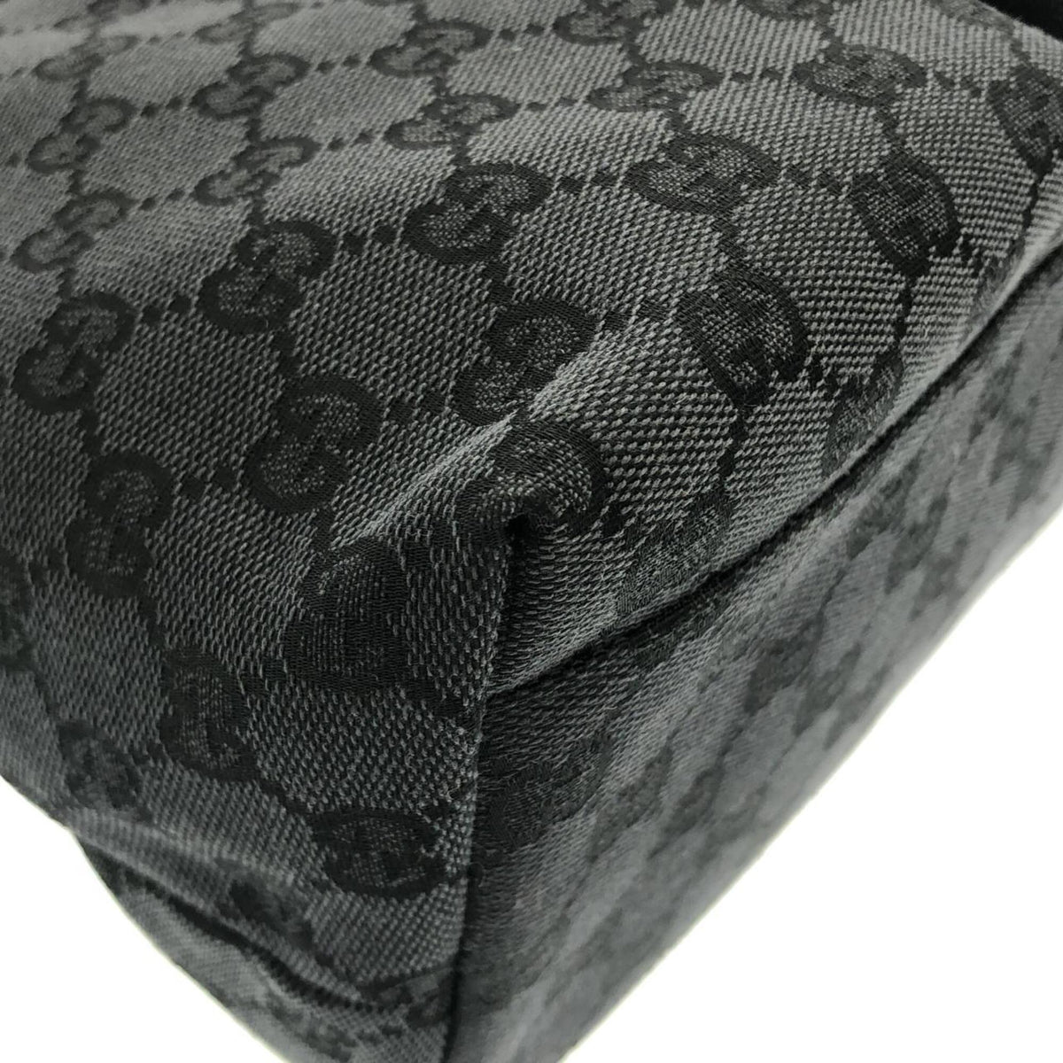 Gucci Black Gg Canvas Handbag (Pre-Owned)