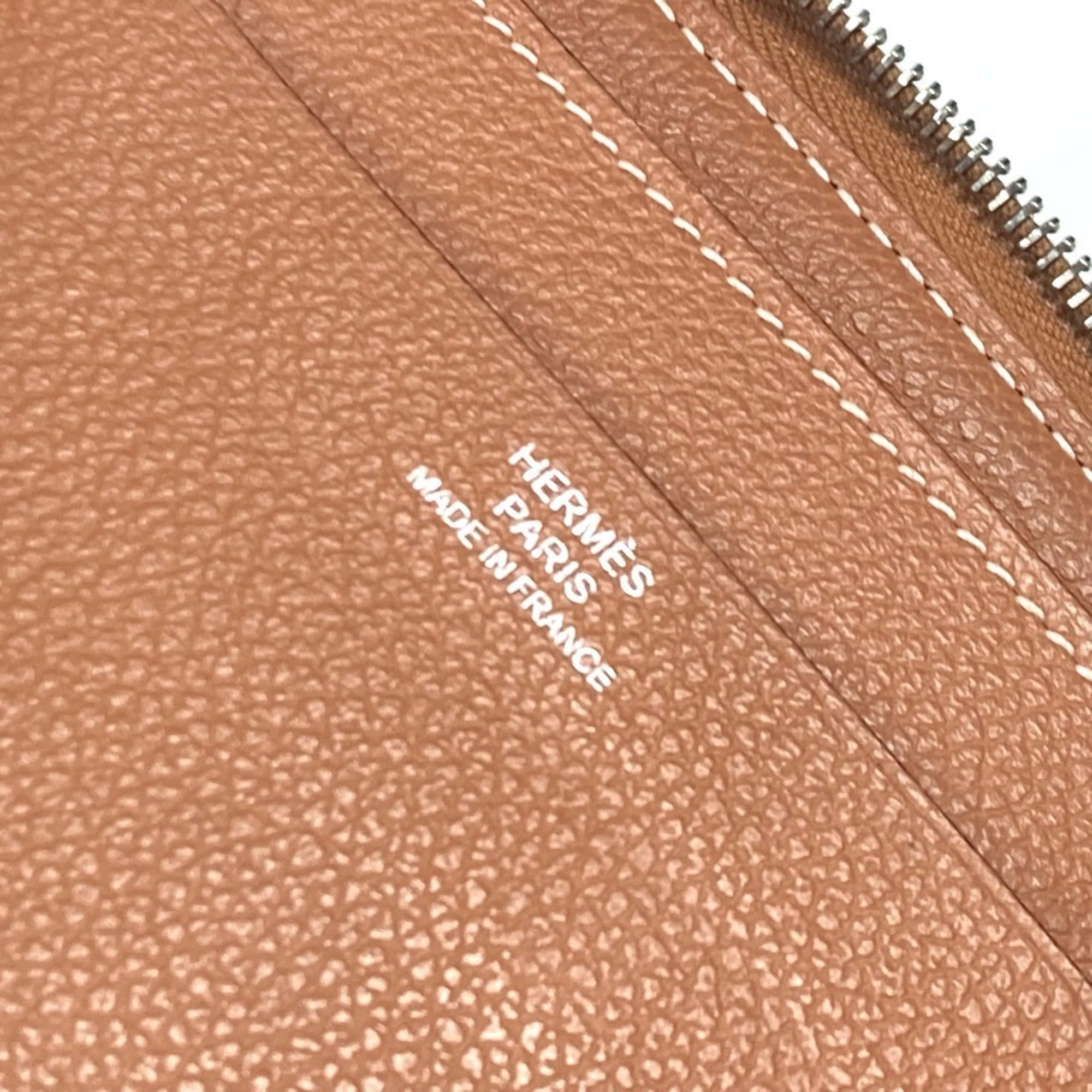 Hermes Brown Evercalf Leather Wallet (Bi-Fold) (Pre-Owned)